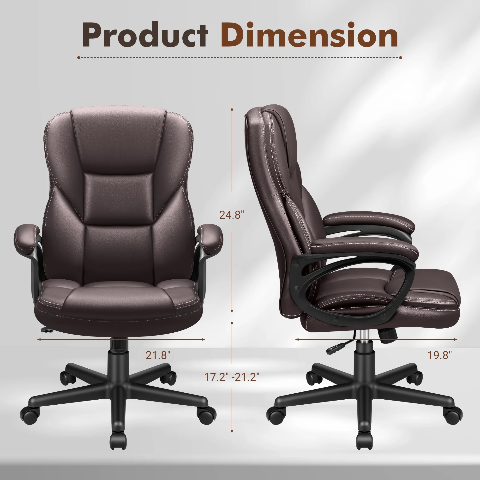 High Back Executive Office Chair, Ergonomic Computer Desk Chair for Home and Office - Image 32