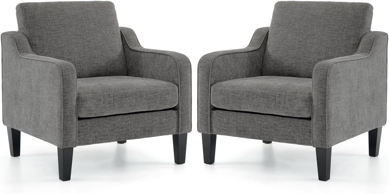Olive Green Accent Chair, Upholstered Armchair for Living Room - Image 13