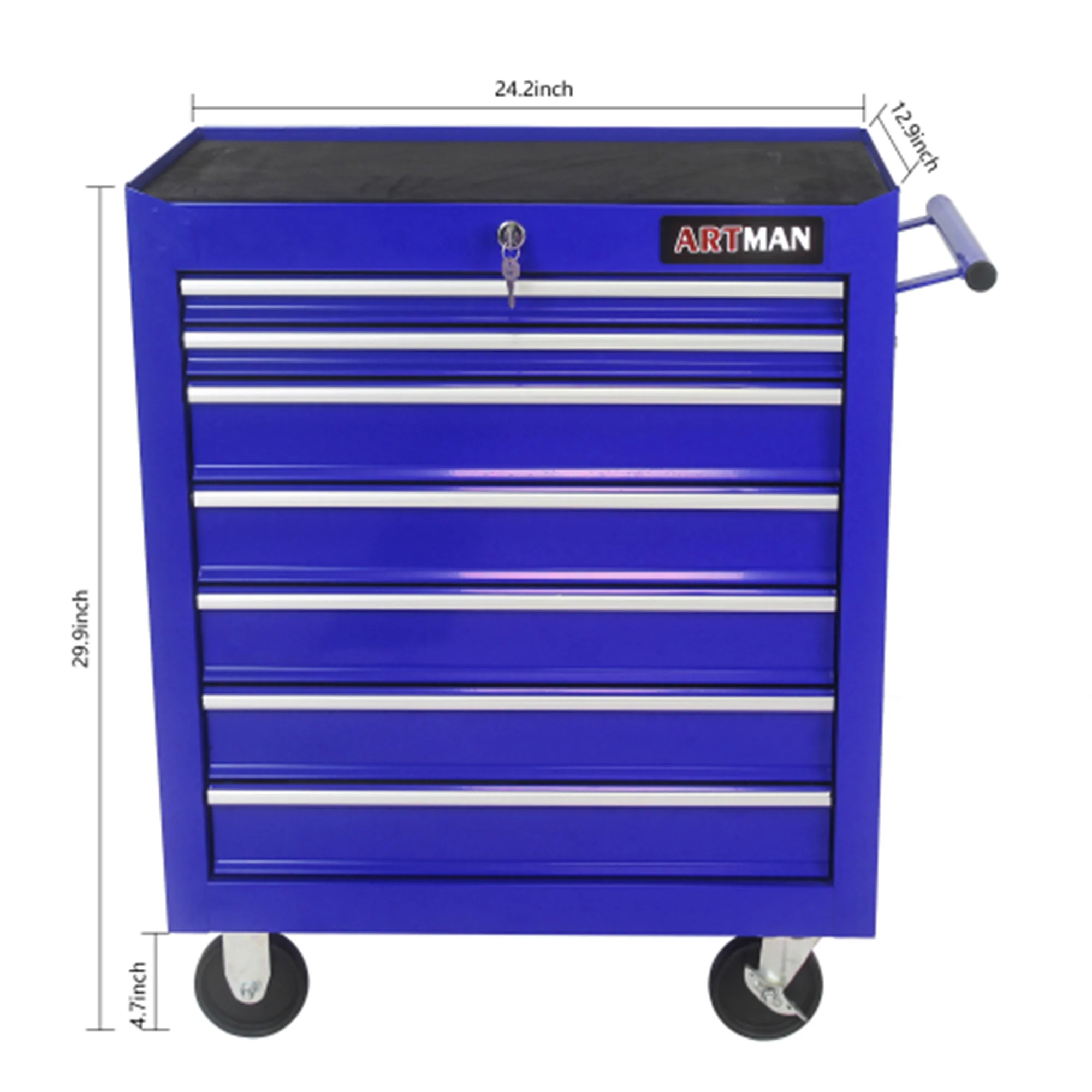ARTMAN 7 Drawer Tool Rolling Storage Cart ,Tool Boxes Tool Chest with Wheels and Drawers for Garage Workshop Warehouse - Image 59