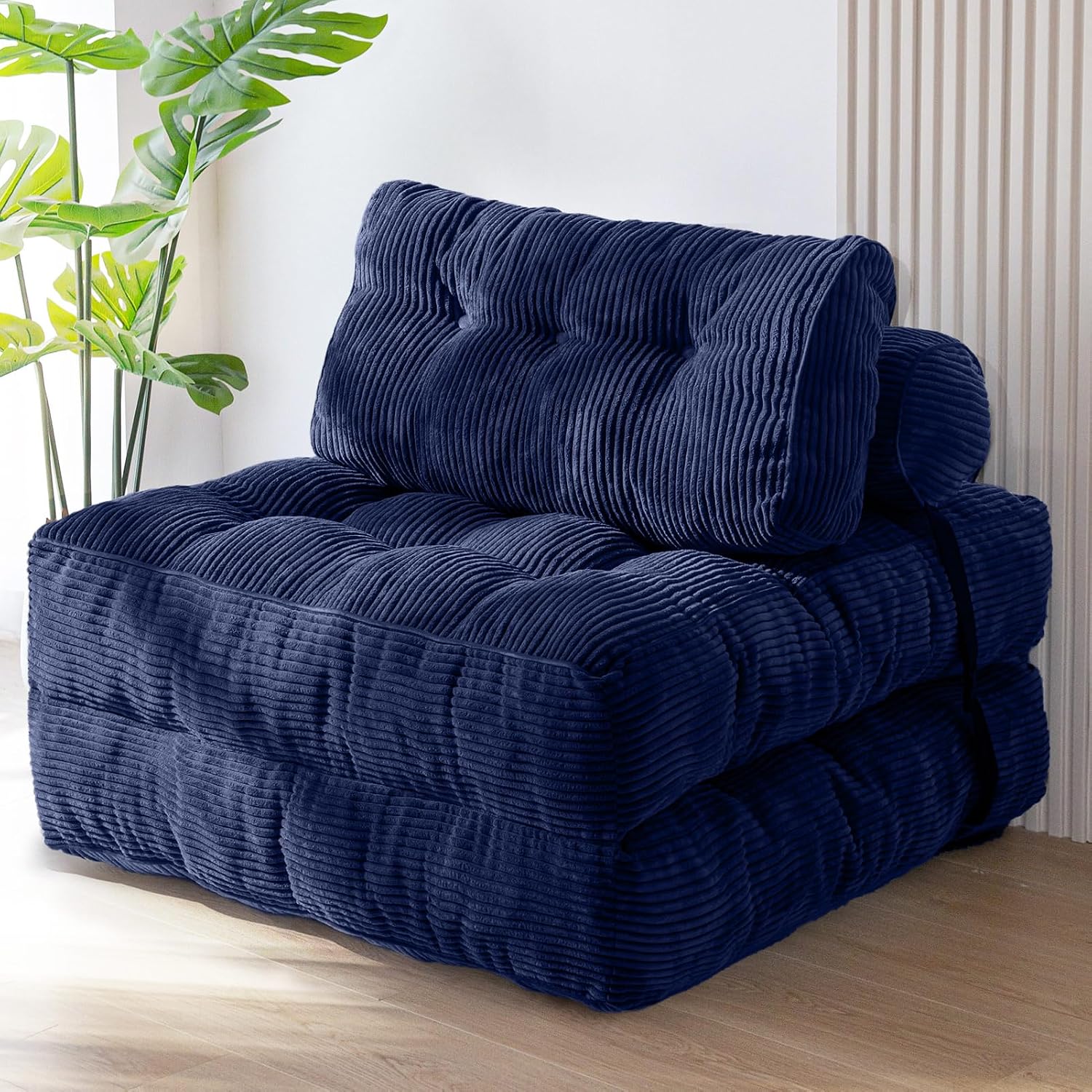 Folding Sofa Bed, Convertible Chair Bed with Pillow - Image 11