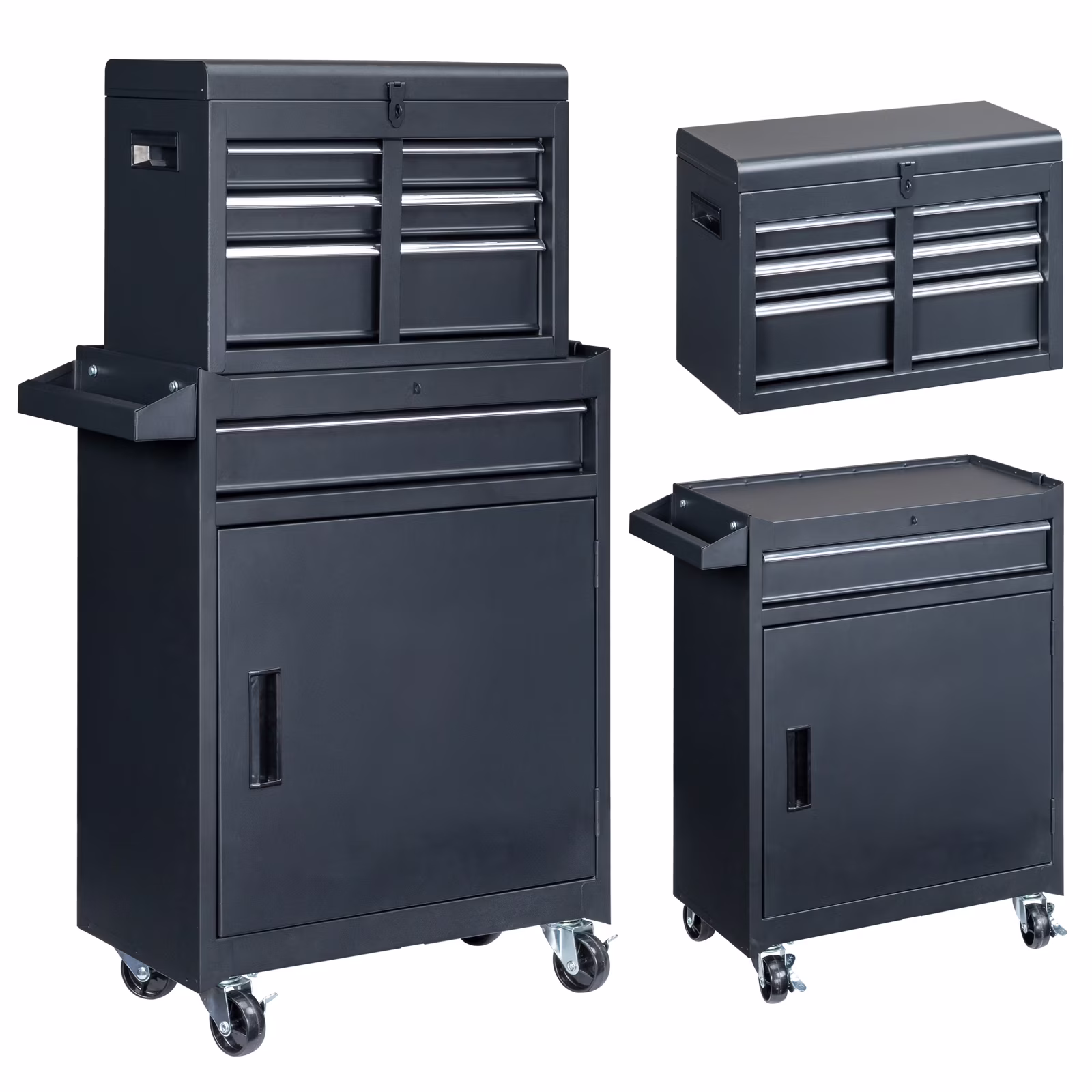 Zimtown Rolling Tool Chest, 4-Drawer Tool Box Organizer, Tool Storage Cabinet - Image 3