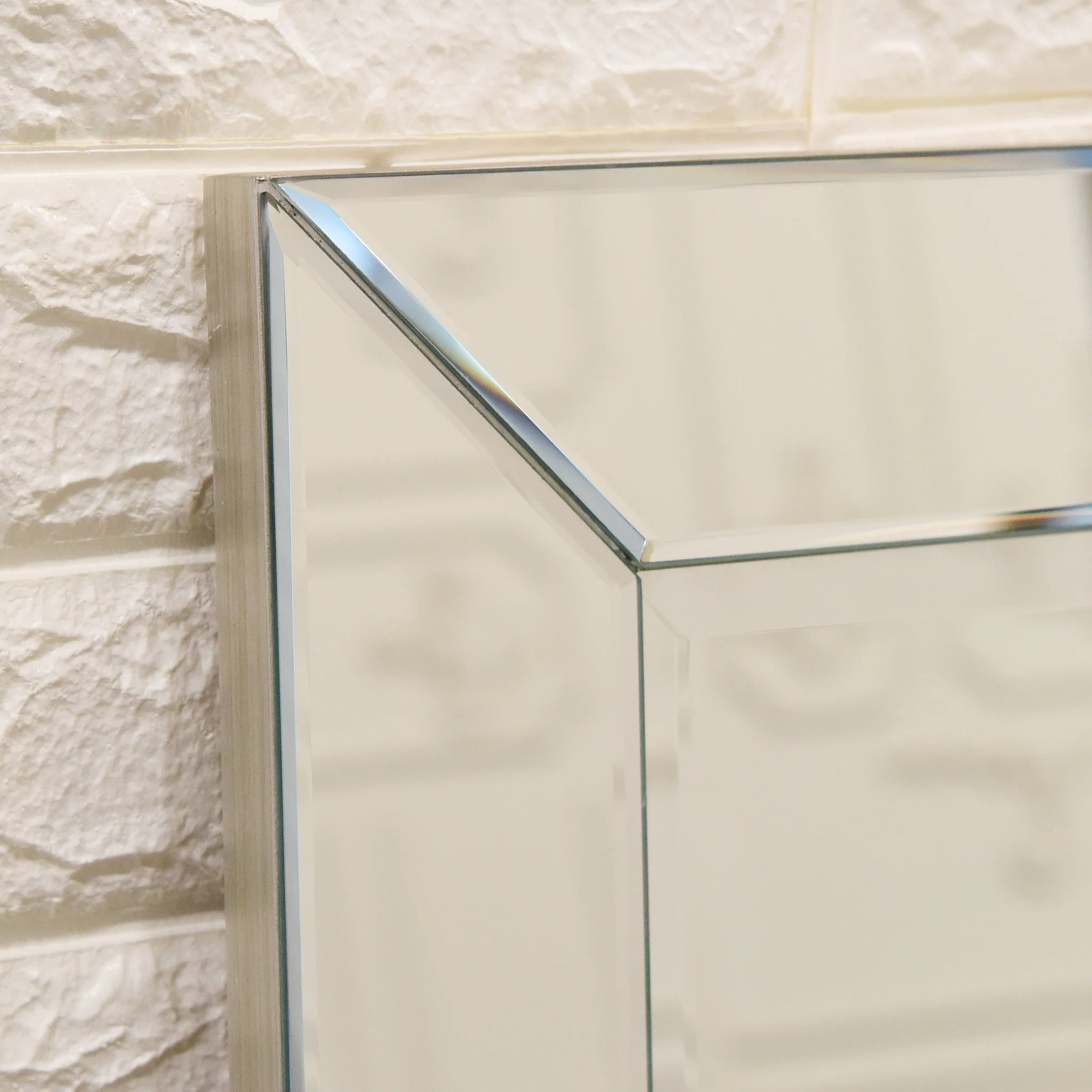 Beveled Rectangular Clear HD Wall Mirror, Bathroom Vanity and Bedroom Mirror, 3 Sizes - Image 5