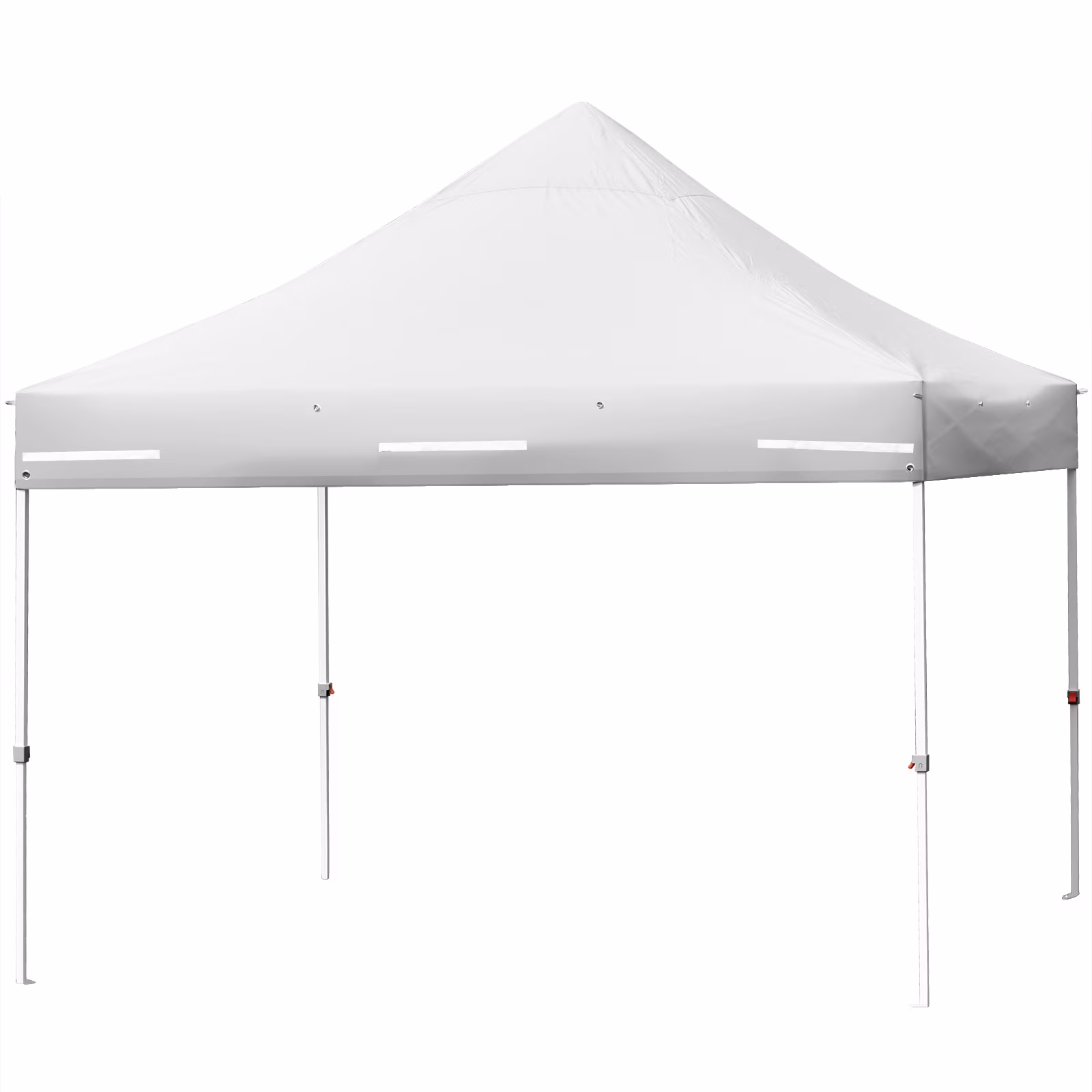 Patiojoy 10x10ft Pop up Tent, 4 Height Adjustment Folding Camping Tent with Awning Blue - Image 5