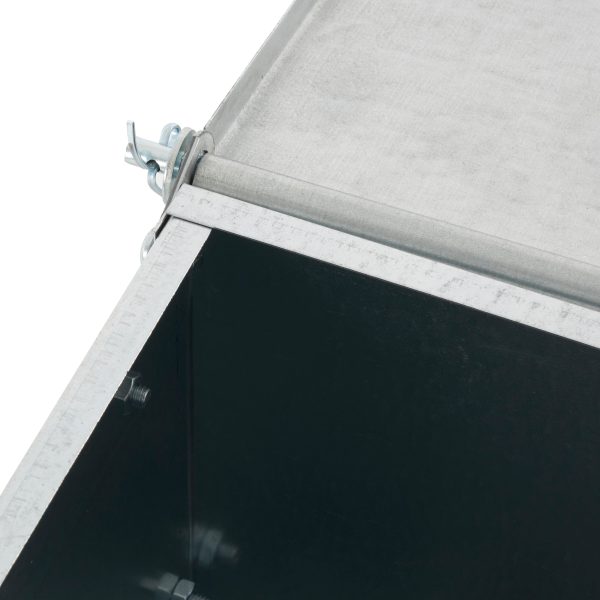3.7 Bushel 2-Door Hog Feeder – Galvanized Steel Supplement Feeder for 8 Hogs - Image 6