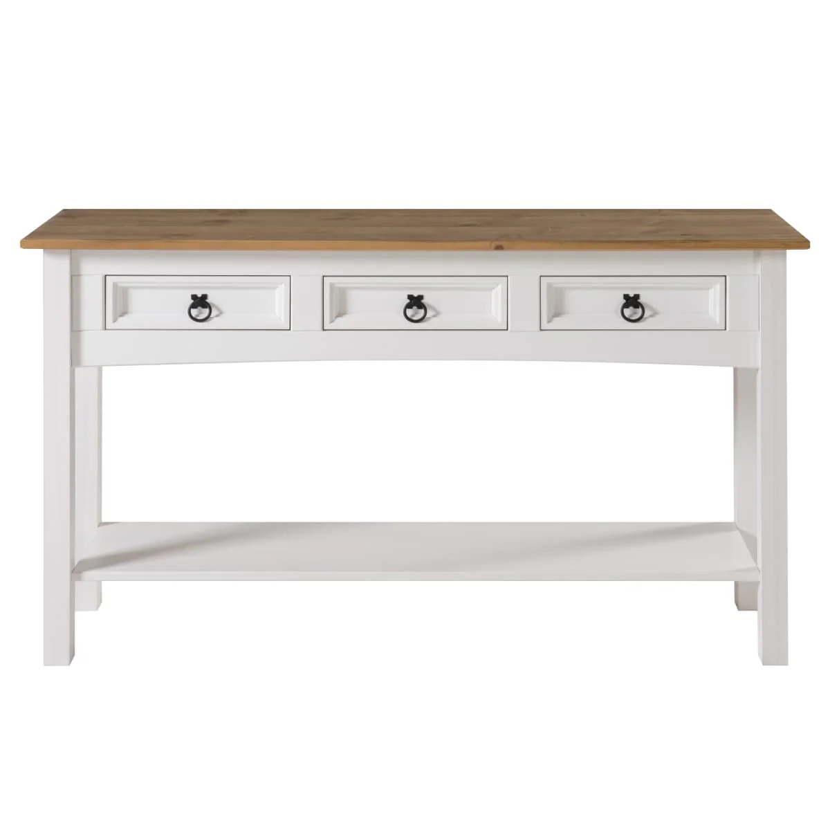 Wood Console Table with 3 Drawers, Entryway Hallway Storage and Display Table for Home - Image 13
