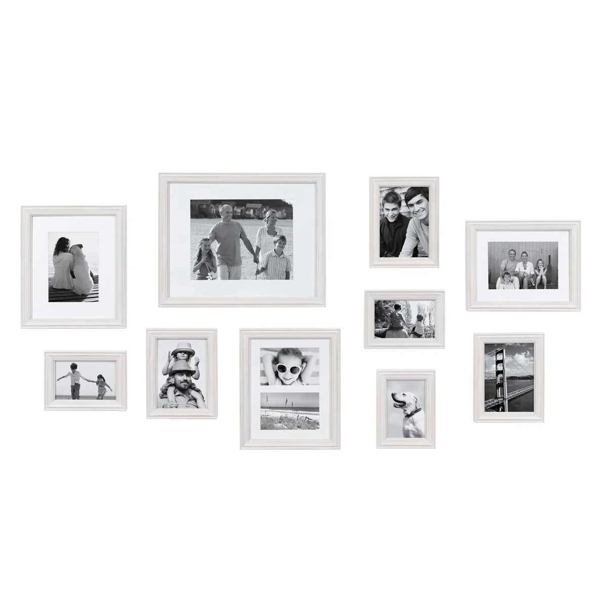 10-Piece Wood Gallery Wall Picture Frame Set, Decorative Photo Display Frames for Living Room, Bedroom and Home Decor - Image 11