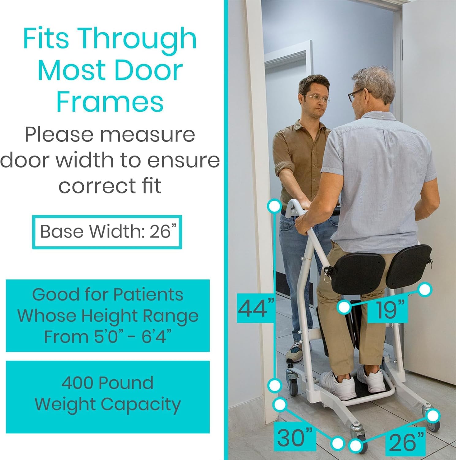 Sit-to-Stand Patient Lift and Transfer Aid - Image 5