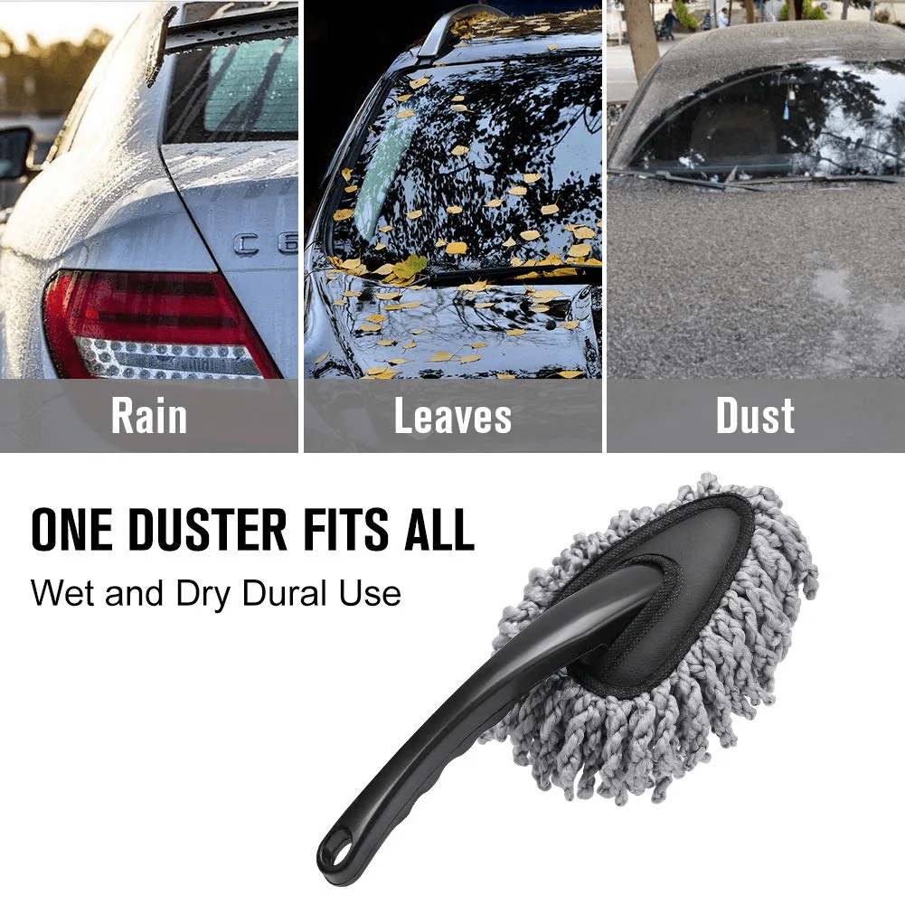 Multi-Functional Microfiber Car Duster Interior & Exterior Dash Dust Cleaner, Cleaning Detail Brush Dusting Washing Tool Kit for Car Home Kitchen Computer California Cleaning Products - Image 4