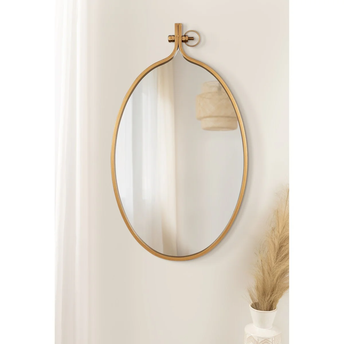 Modern Round Wall Mirror, Decorative Circular Accent Mirror for Living Room, Bedroom and Entryway - Image 66