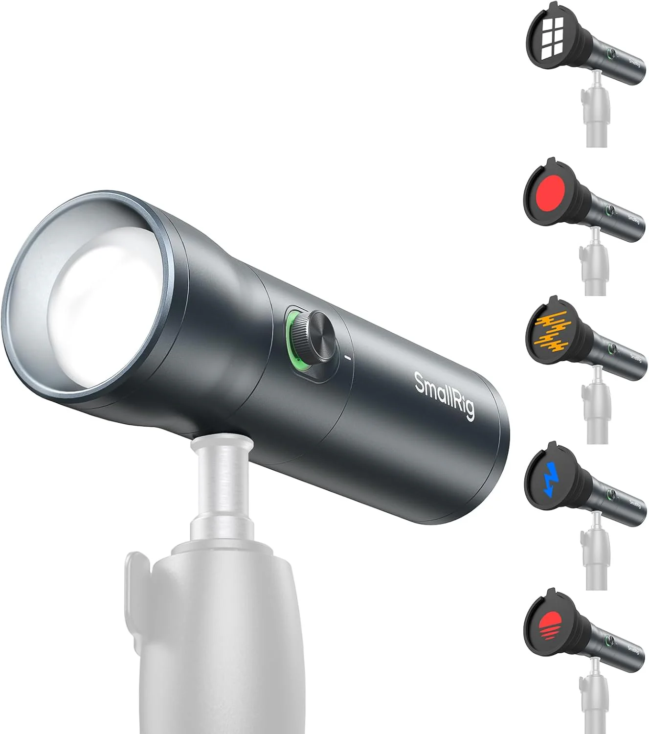 RGB LED Photography Flashlight, 4 Color Portable Fill Light for Photography, Video and Content Creation