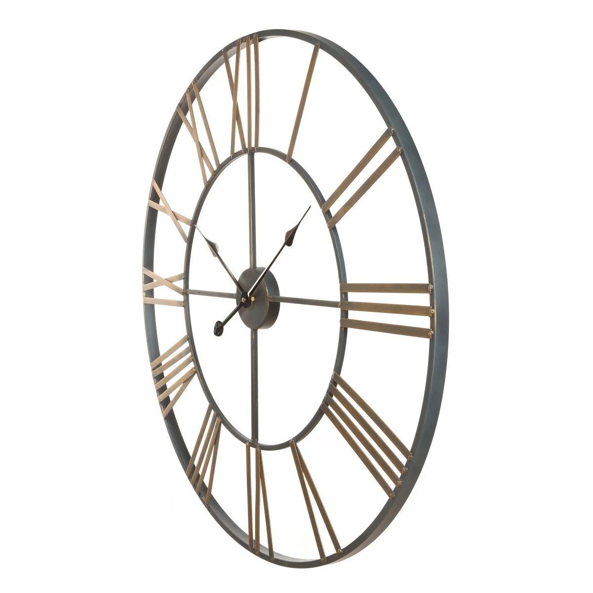 Modern Round Metal Wall Clock, Decorative Circular Hanging Clock for Living Room, Bedroom and Office - Image 49