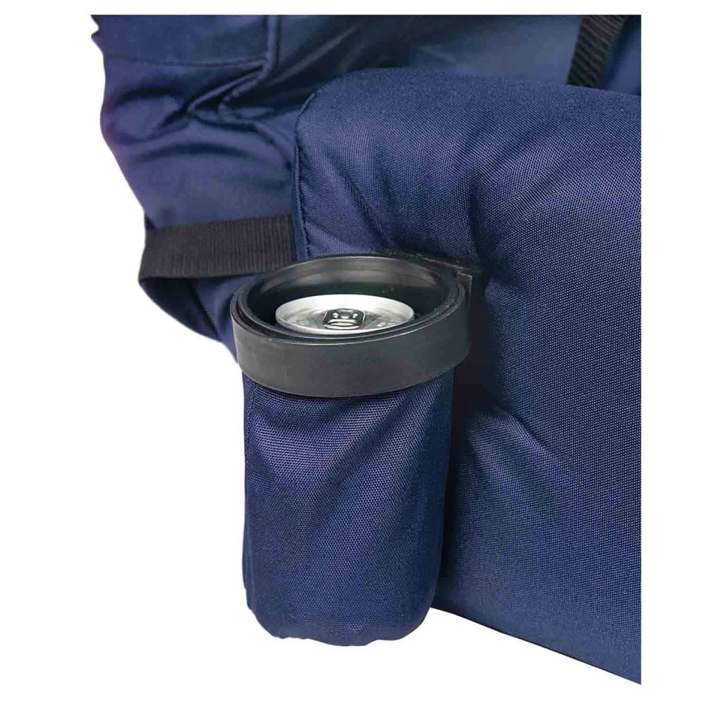 High-Back Portable Seat with Armrests& Pockets, UV-Resistant, Water-Repellent Fabric - Image 4