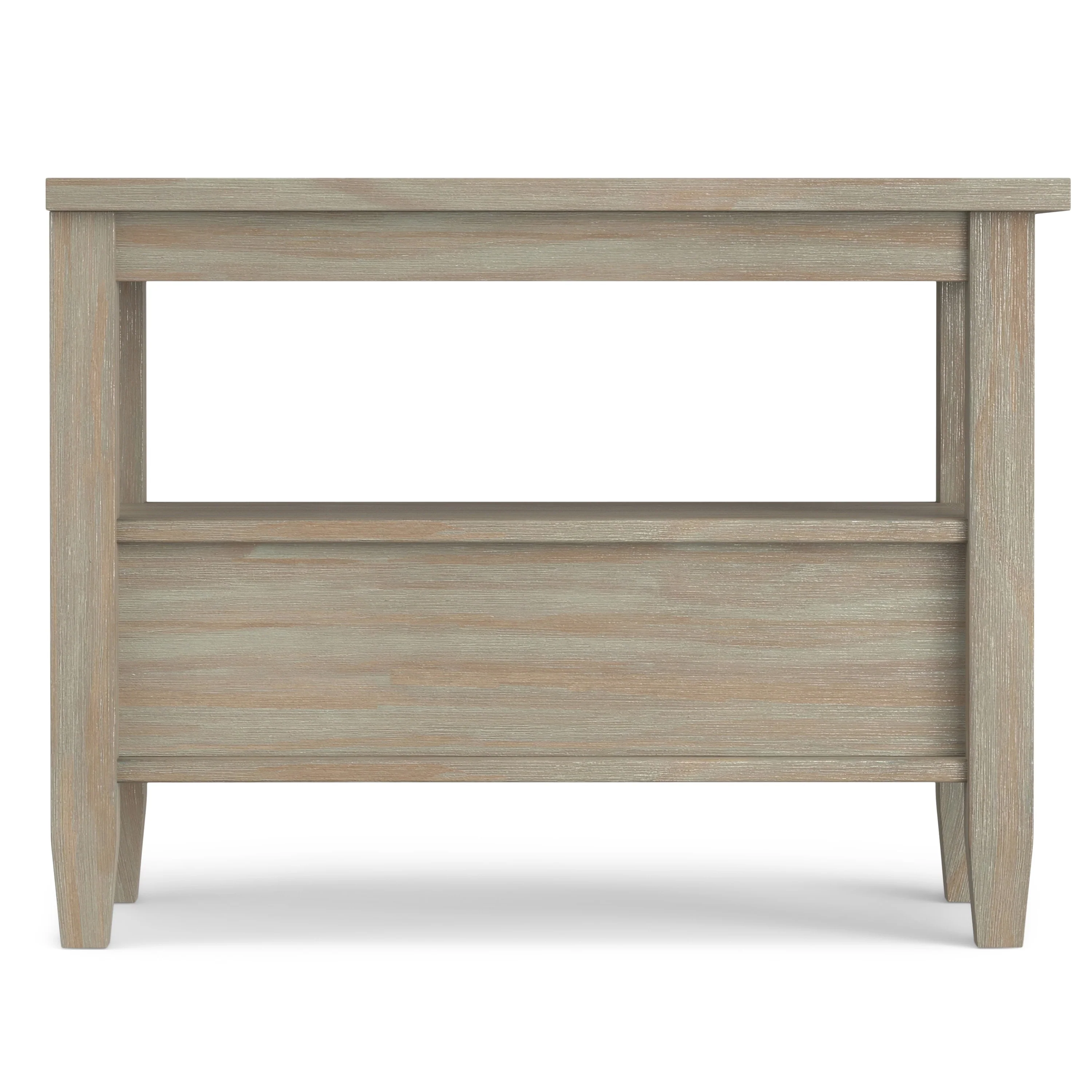 14" Wide Solid Wood Narrow Side Table, Rectangle Transitional Style Accent Table - Image 47