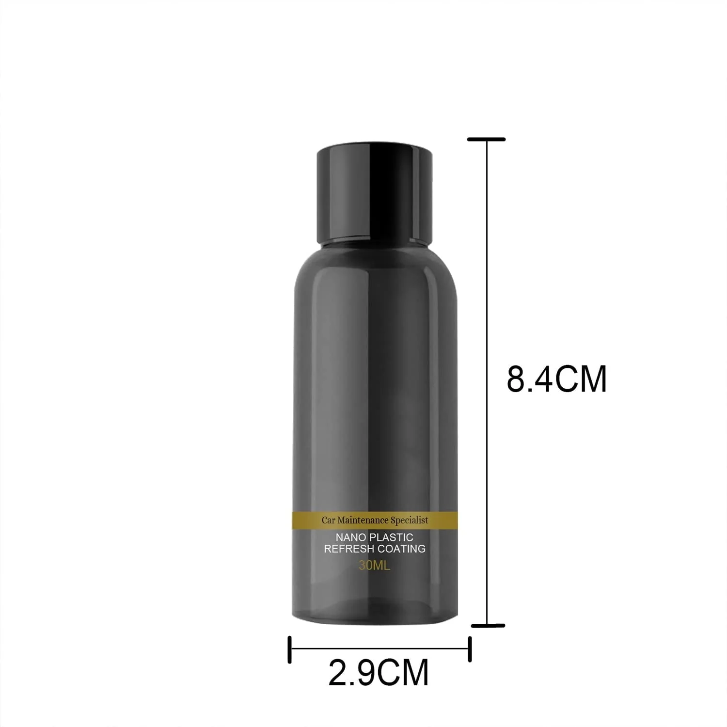 Car Cleaning Kit Plastic Revitalizing Coating Agent, Nano Plastic Refreshing Coating, Plastic Parts Refurbish Agent for Car - Car Care Tools with Sponge and Towel (30ml*2pcs) - Image 5