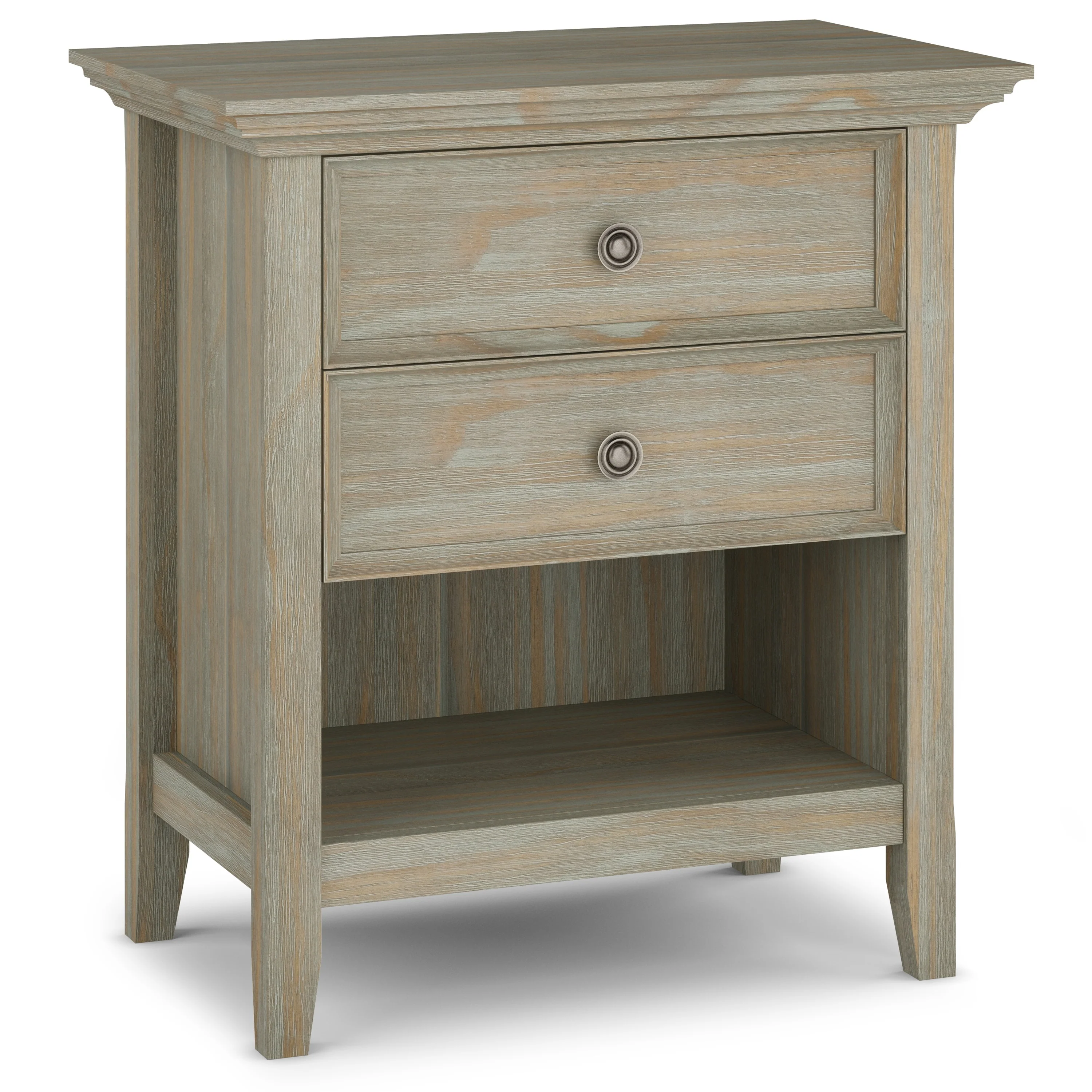 24 Inch Wide Solid Wood Nightstand, Bedside Table and Bedroom End Table - Image 97