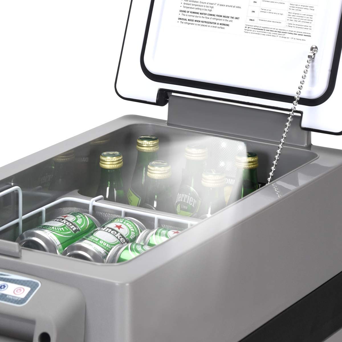 44 Quart Portable Refrigerator – Compact Car Fridge/Freezer for Vehicle - Image 3