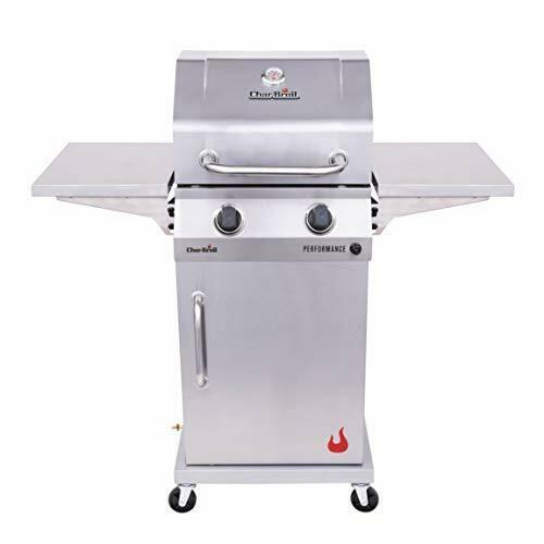 2-Burner Cabinet Style Liquid Propane Gas Grill Stainless Steel Material