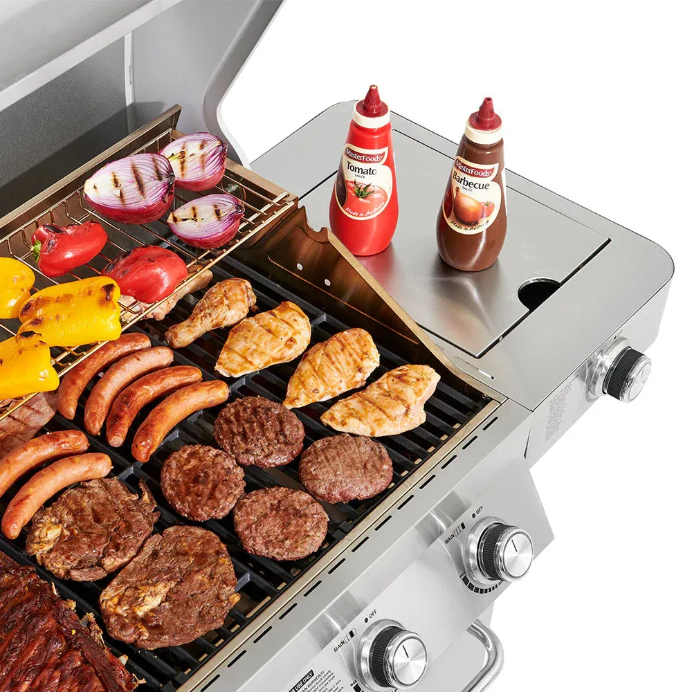 17842 Stainless Steel 4 Burner Propane Gas Grill with Rotisserie - Image 6