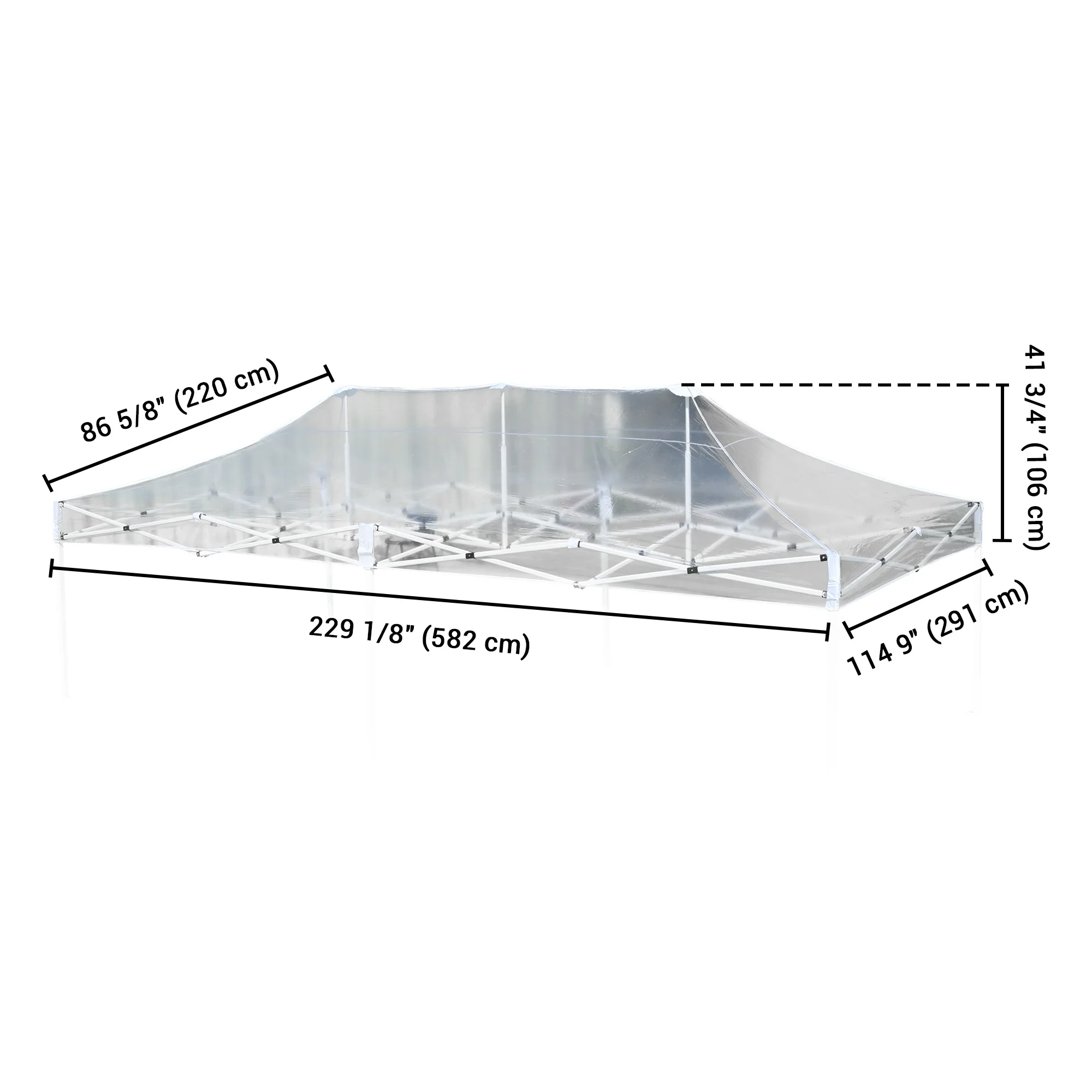 InstaHibit 10x20Ft Replacement Pop up Canopy Top Sunshade Cover Outdoor Patio - Image 30