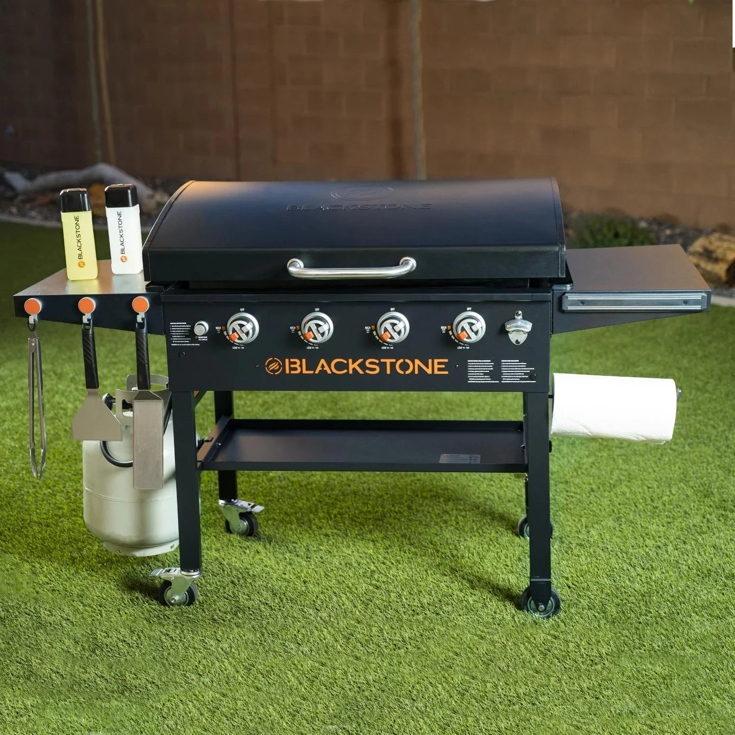 36-Inch Outdoor Griddle Cooking Station with Hood - Image 3