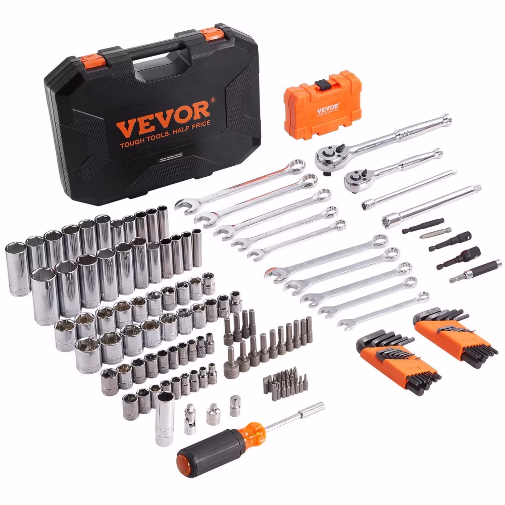 VEVOR Mechanics Tool Set and Socket Set 1/4