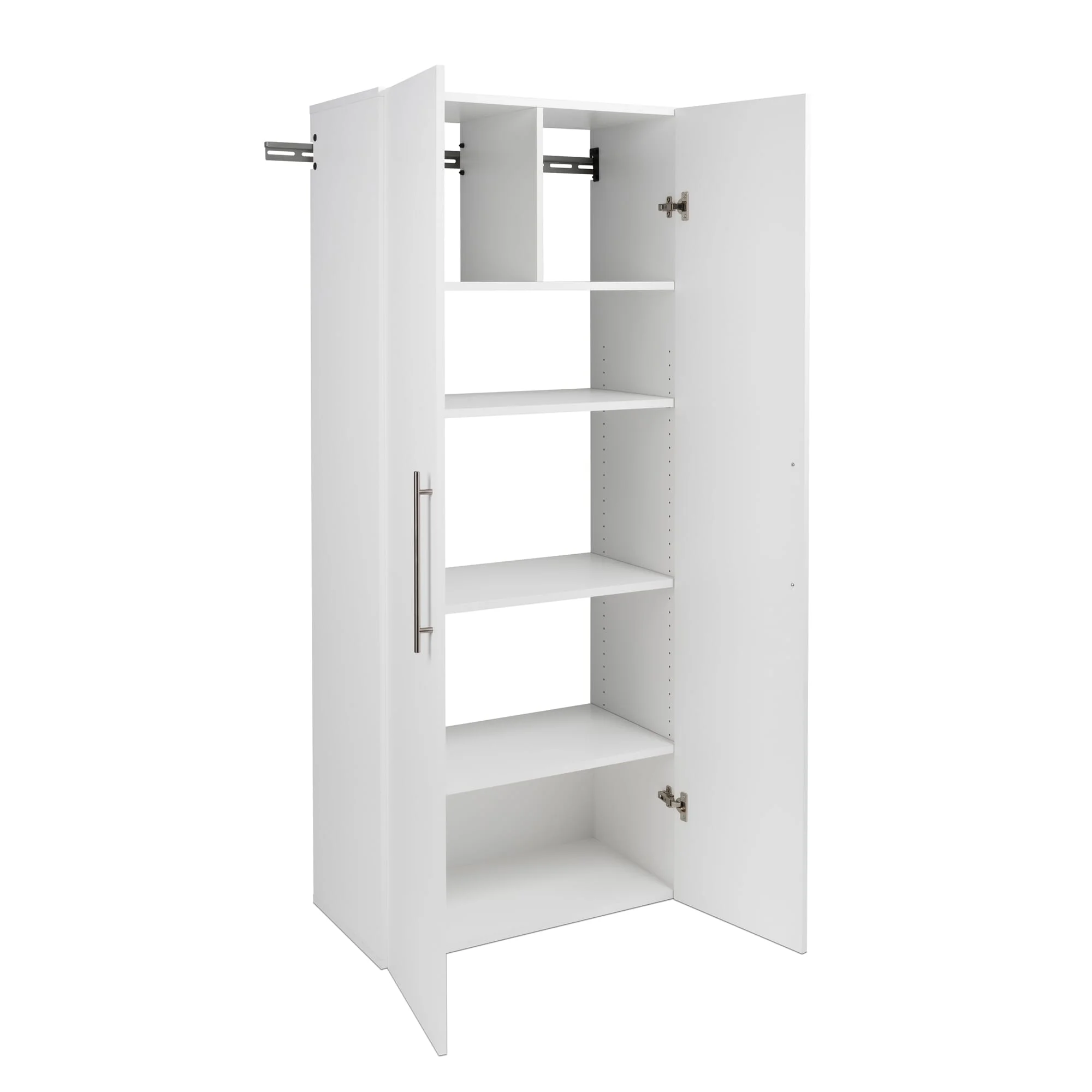 Prepac Large HangUps Storage Cabinet, Light Gray - Image 11