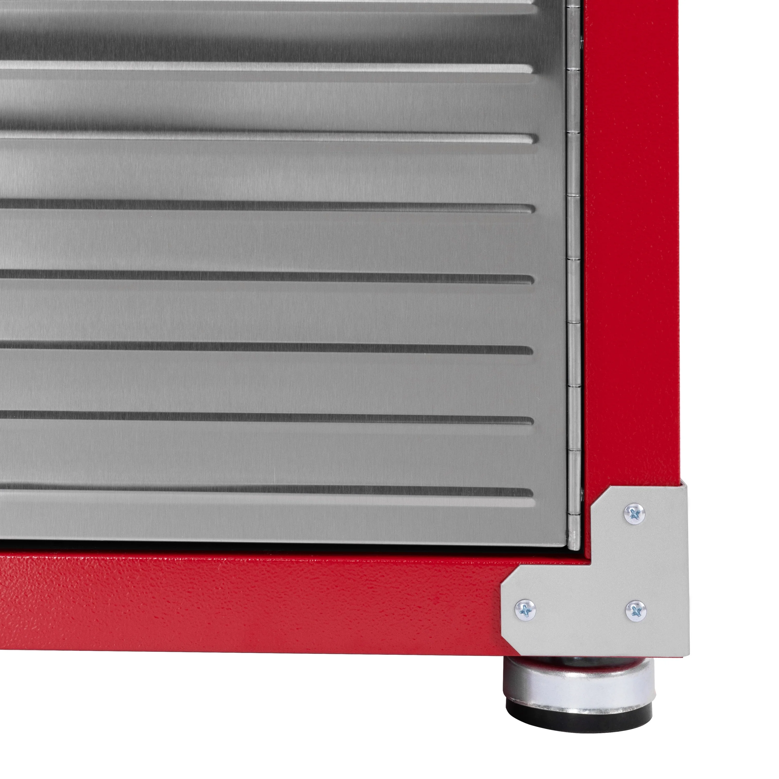 Seville Classics UltraHD? Heavy Steel Lockable Organizer Locker Storage Cabinet, 48" W x 24" D, Red - Image 11