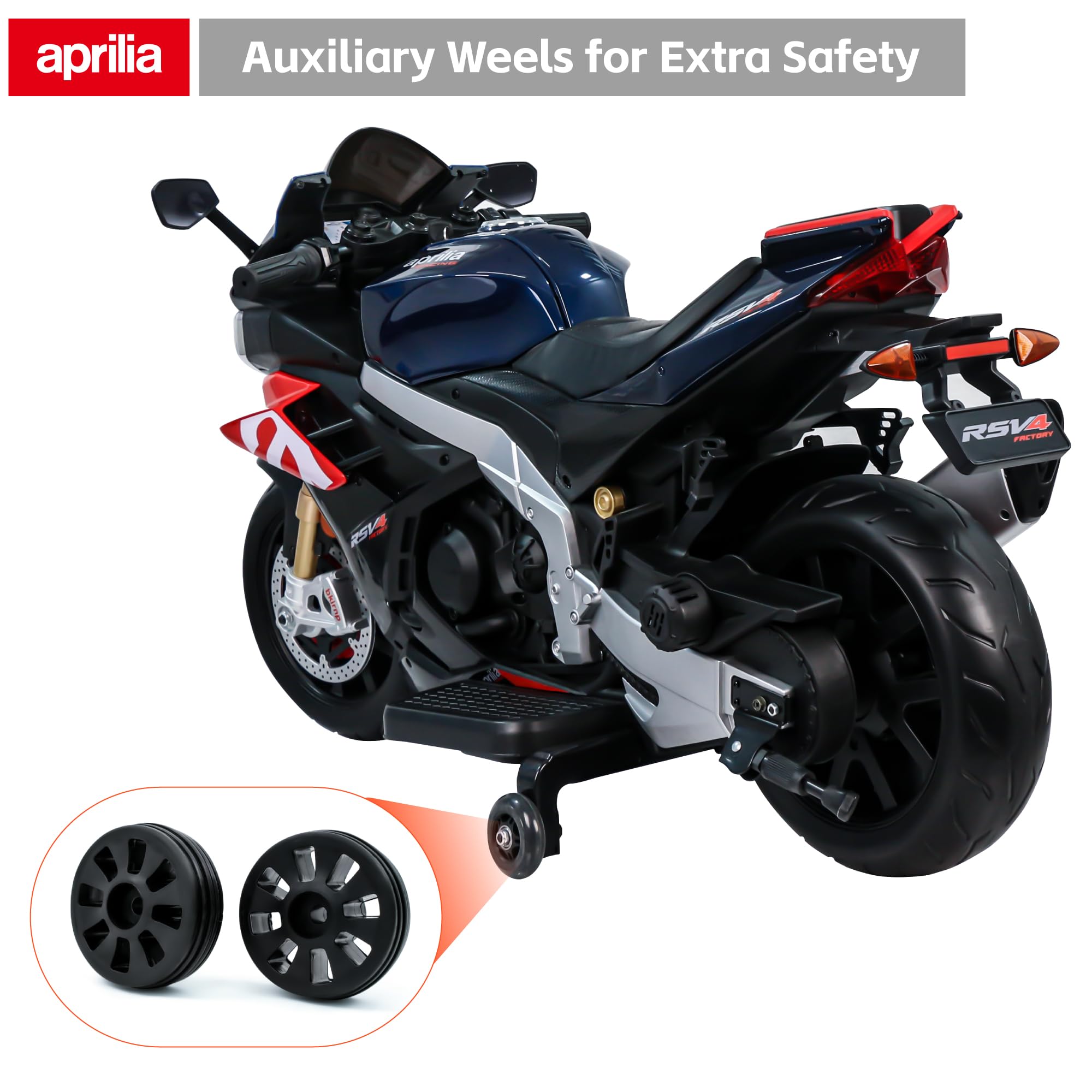 24V Kids Motorcycle, Electric Motorcycle for Kids 3-12 Years Old - Image 6