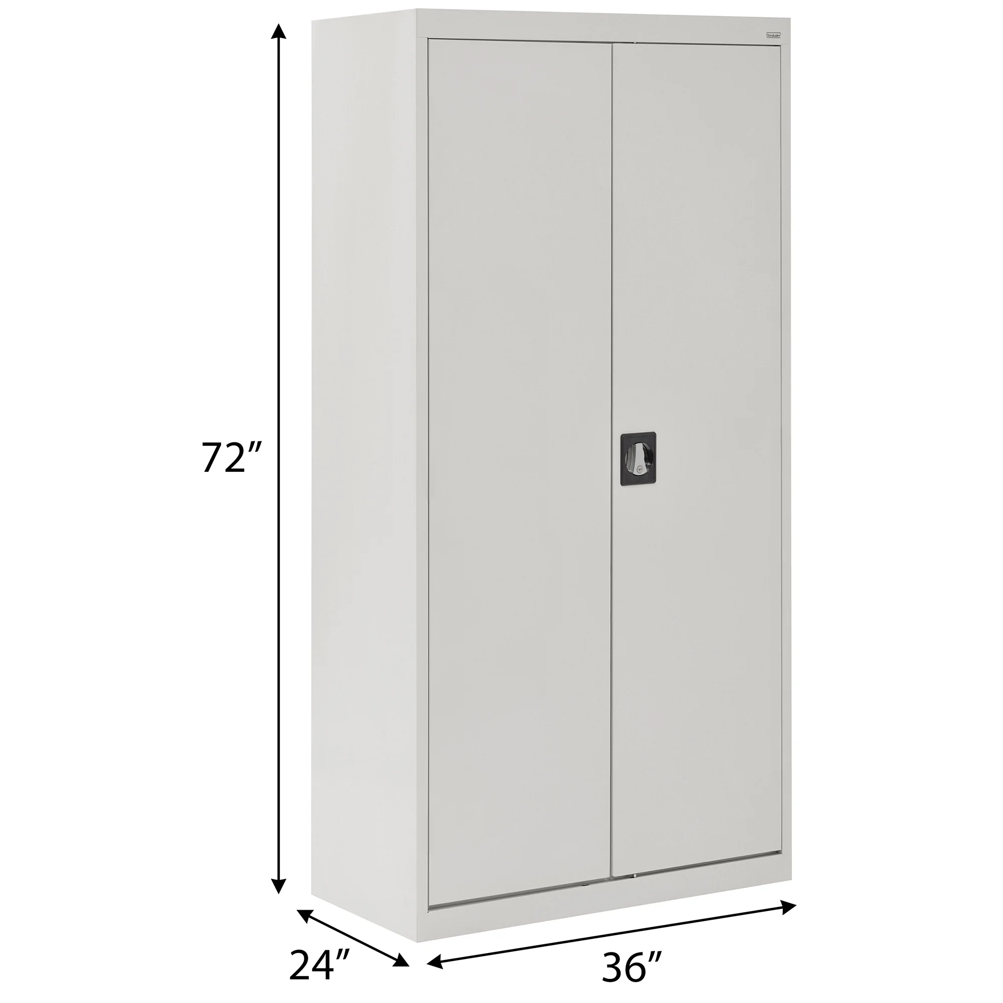 Sandusky Lee 20-Gauge 5-Shelf Welded Steel Freestanding Garage Storage Cabinet, Black - Image 32