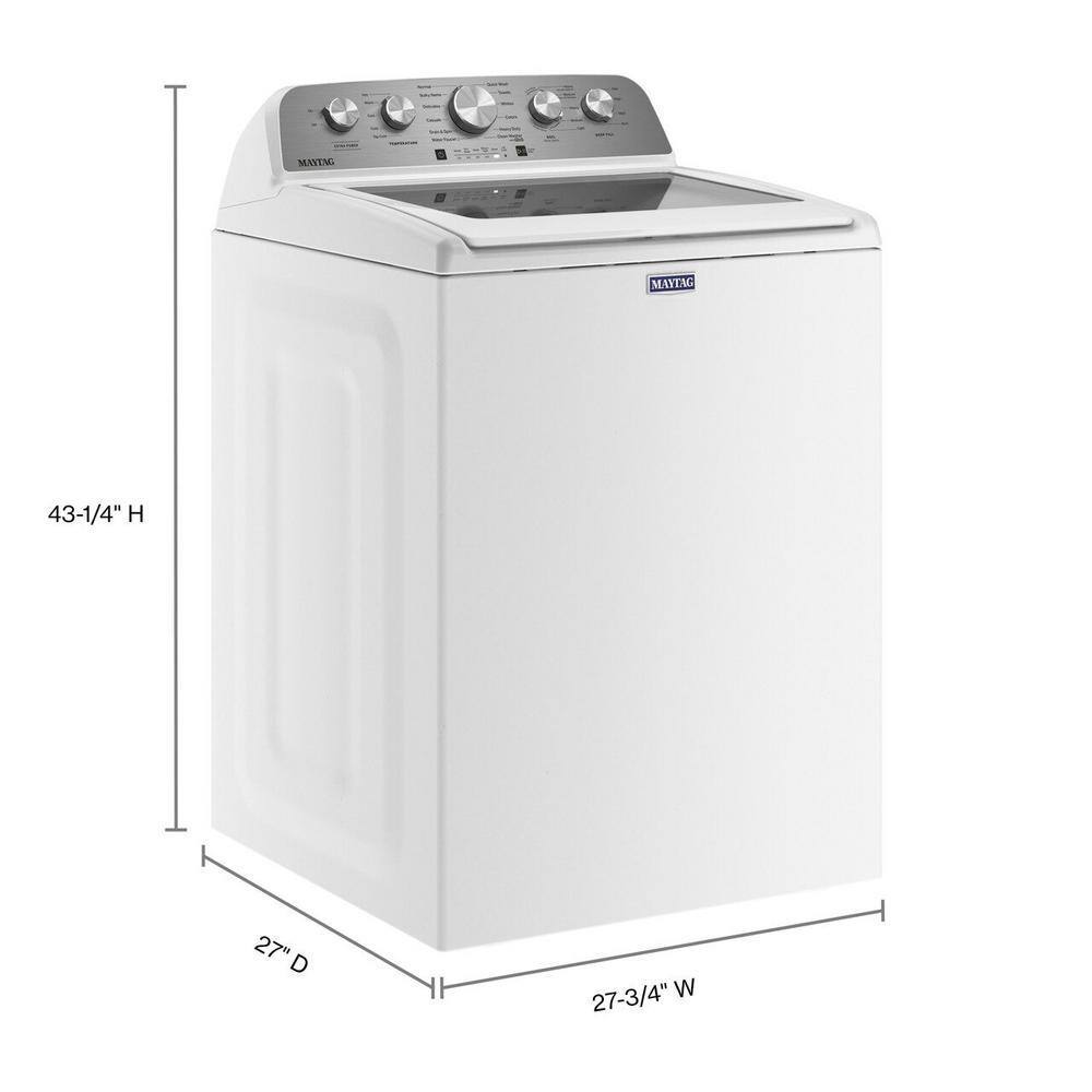 4.8 cu. ft. Top Load Washer with Extra Power Boost, White MVW5430MW - Image 2