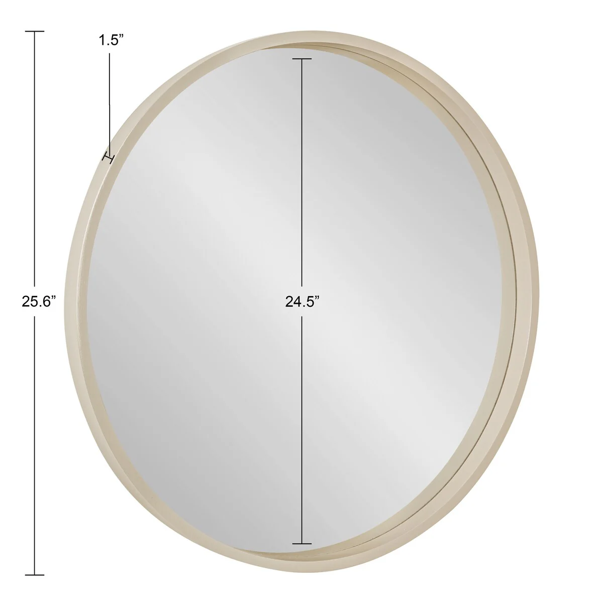 Round Wood Accent Wall Mirror, Modern Decorative Wooden Frame Mirror for Living Room, Bedroom and Entryway - Image 40