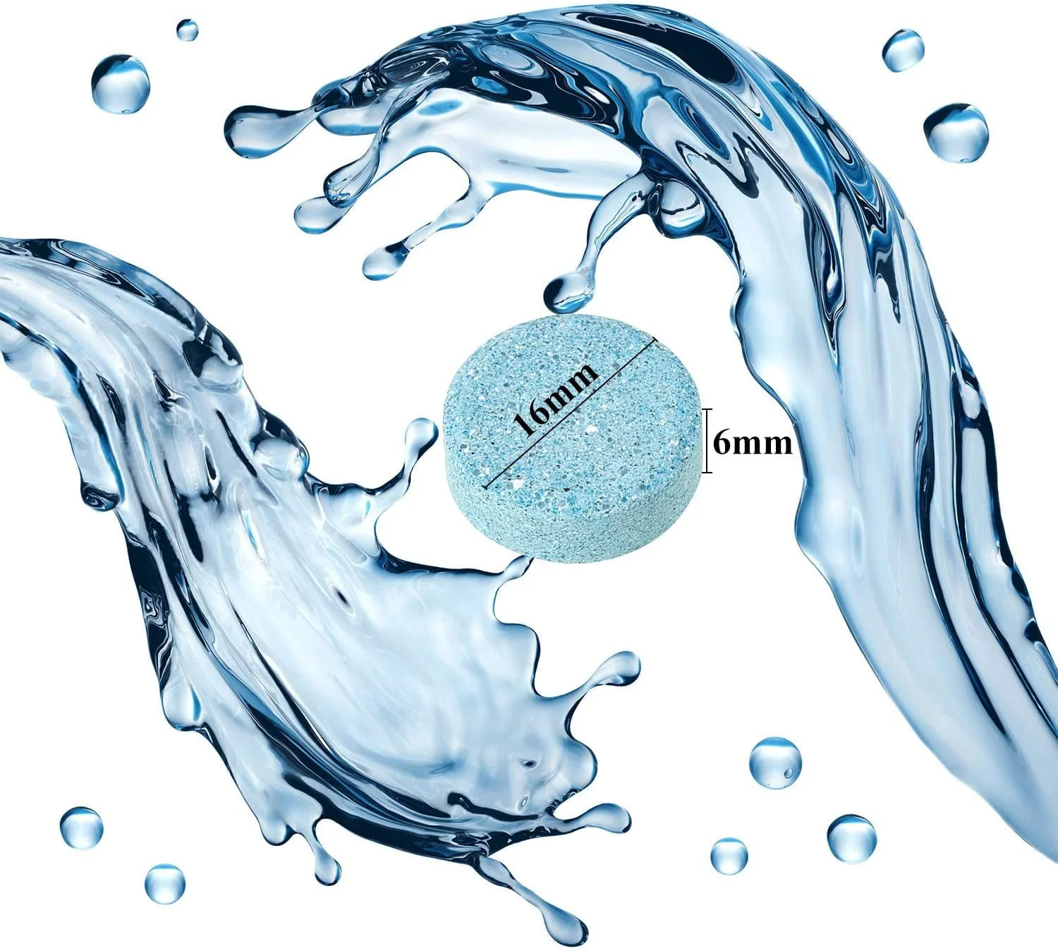 30 Pieces Car Effervescent Washer, Multifunctional Car Windshield Glass Concentrated Clean Washer Tablets, Glass Solid Wiper Cleaning Tablets for Car Kitchen Window - Image 2