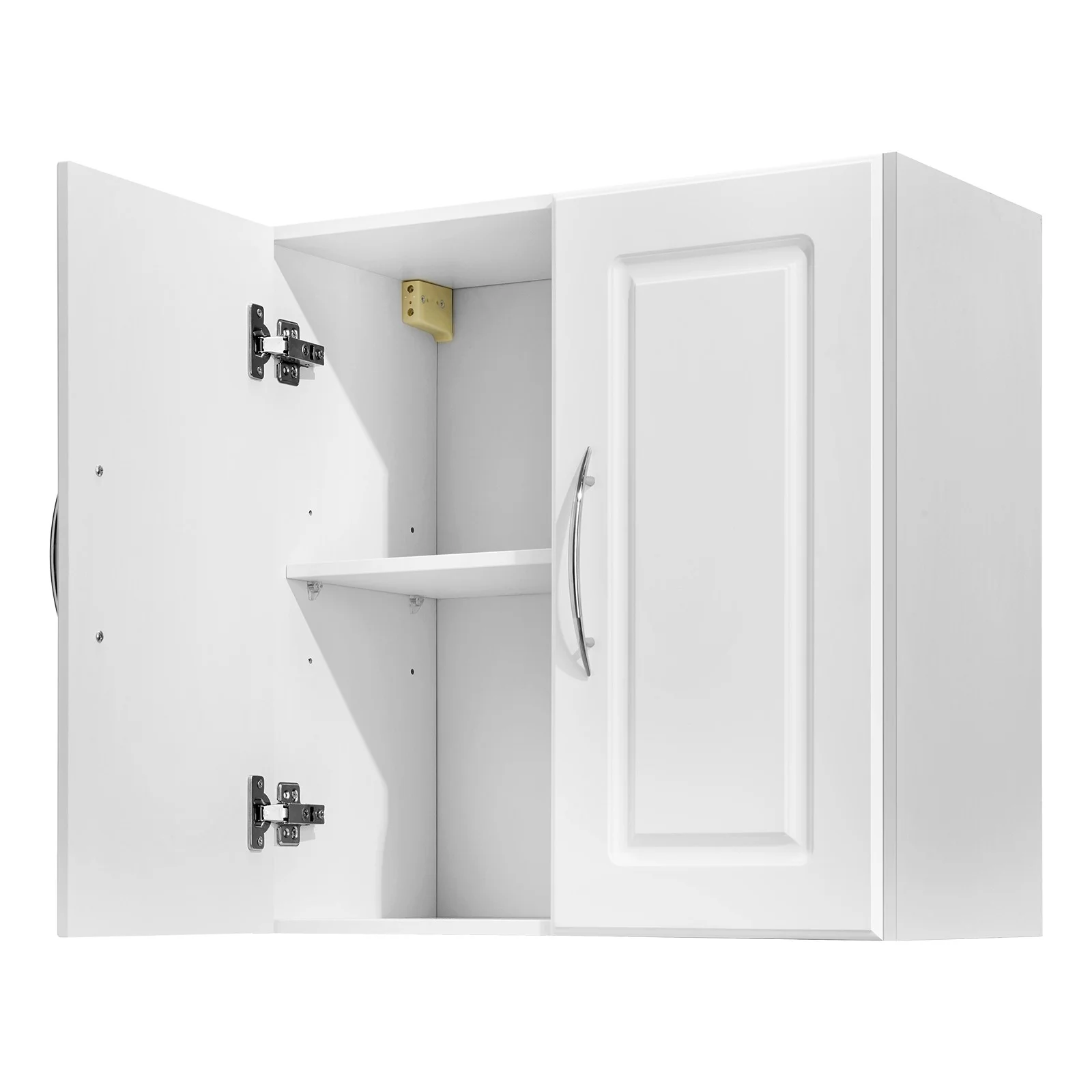 TDUKDB 23.6 inch 2-story double door cabinet wall mounted laundry room storage+kitchen wall storage hanging cabinet Laundry room wall mounted storage cabinet - Image 12