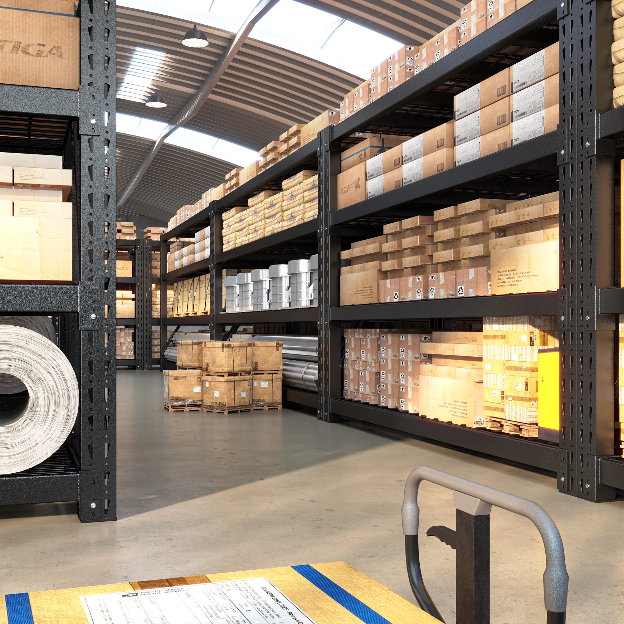 REIBII 11000LBS Heavy Duty Industrial Shelving Unit for Garage Storage,Shop,Warehouse,Basement,Commercial,60"W x 24"D x 72"H - Image 23