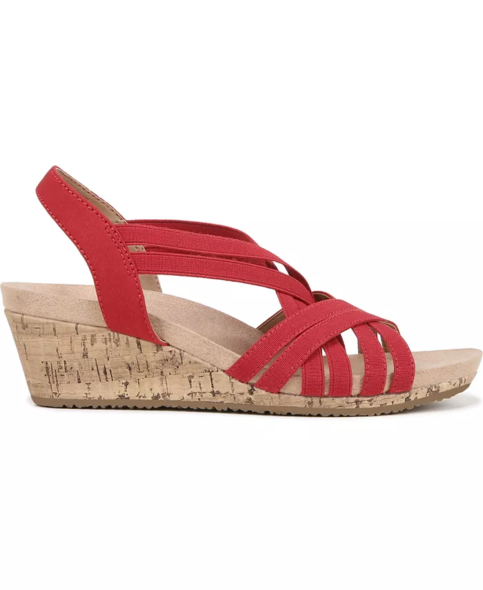 Women's Strappy Wedge Sandals, Open Toe Platform Summer Shoes for Casual and Dress Wear - Image 3