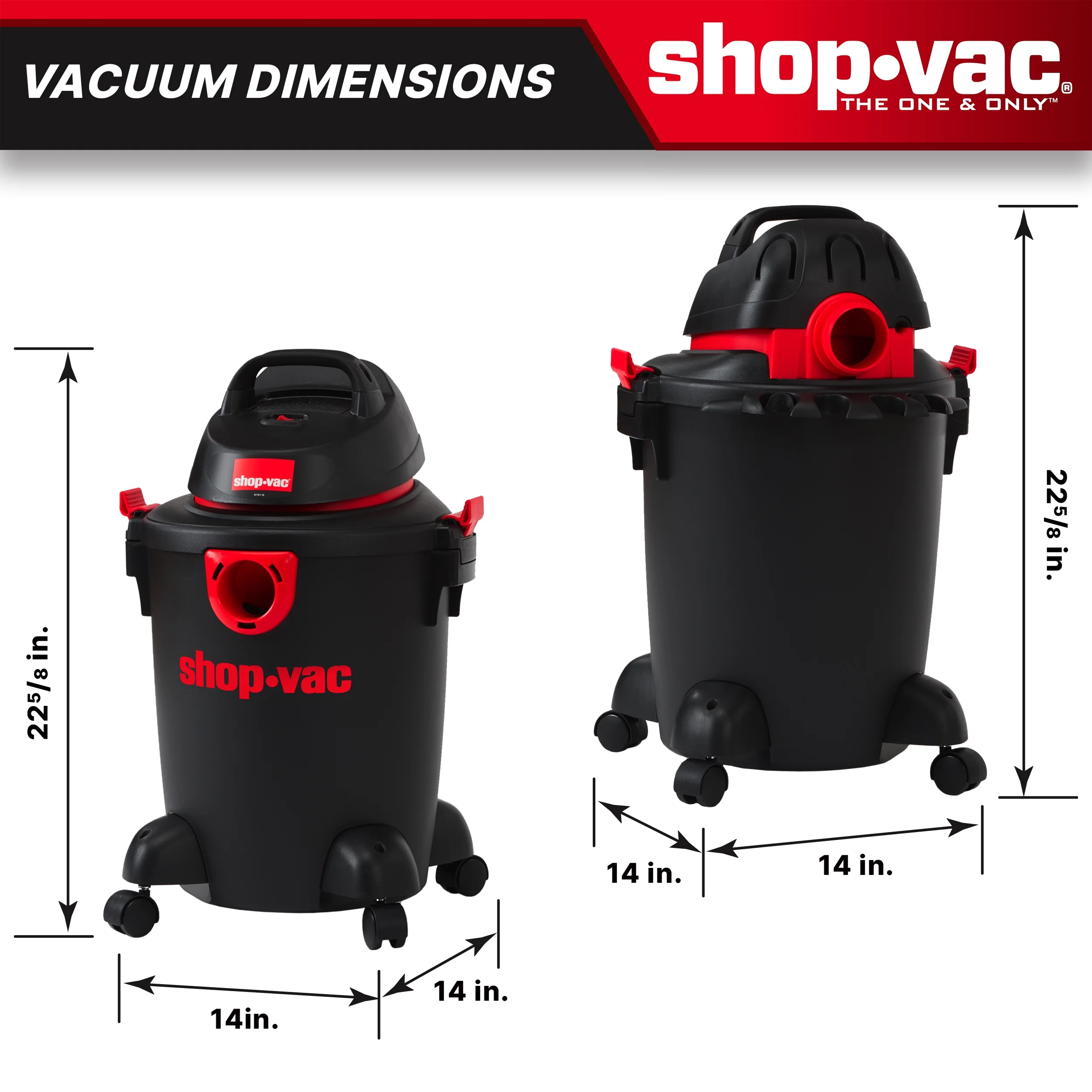 Shop-Vac 6 gal 3 HP Ultra PL Wet & Dry Vacuum Cleaner, Model 5985005 - Image 11