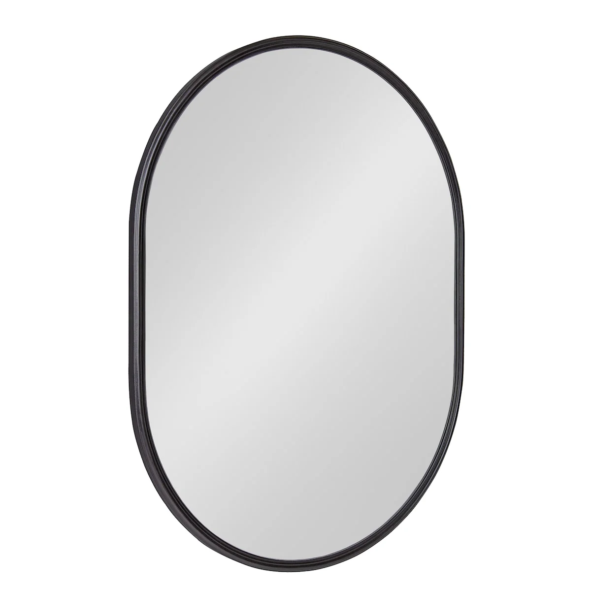Modern Capsule Framed Wall Mirror, Decorative Oval Accent Mirror for Living Room, Bedroom and Entryway - Image 9