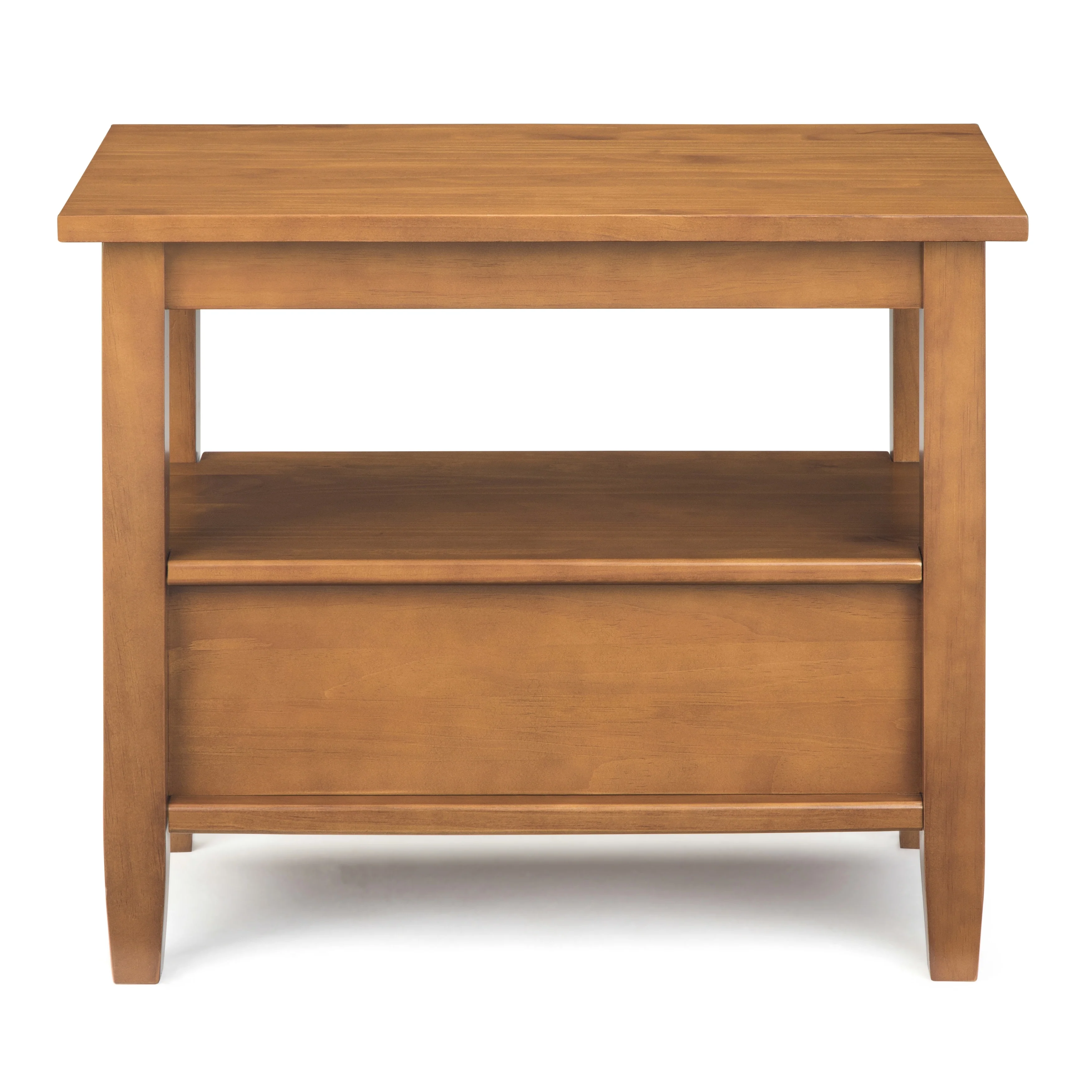 14" Wide Solid Wood Narrow Side Table, Rectangle Transitional Style Accent Table - Image 62