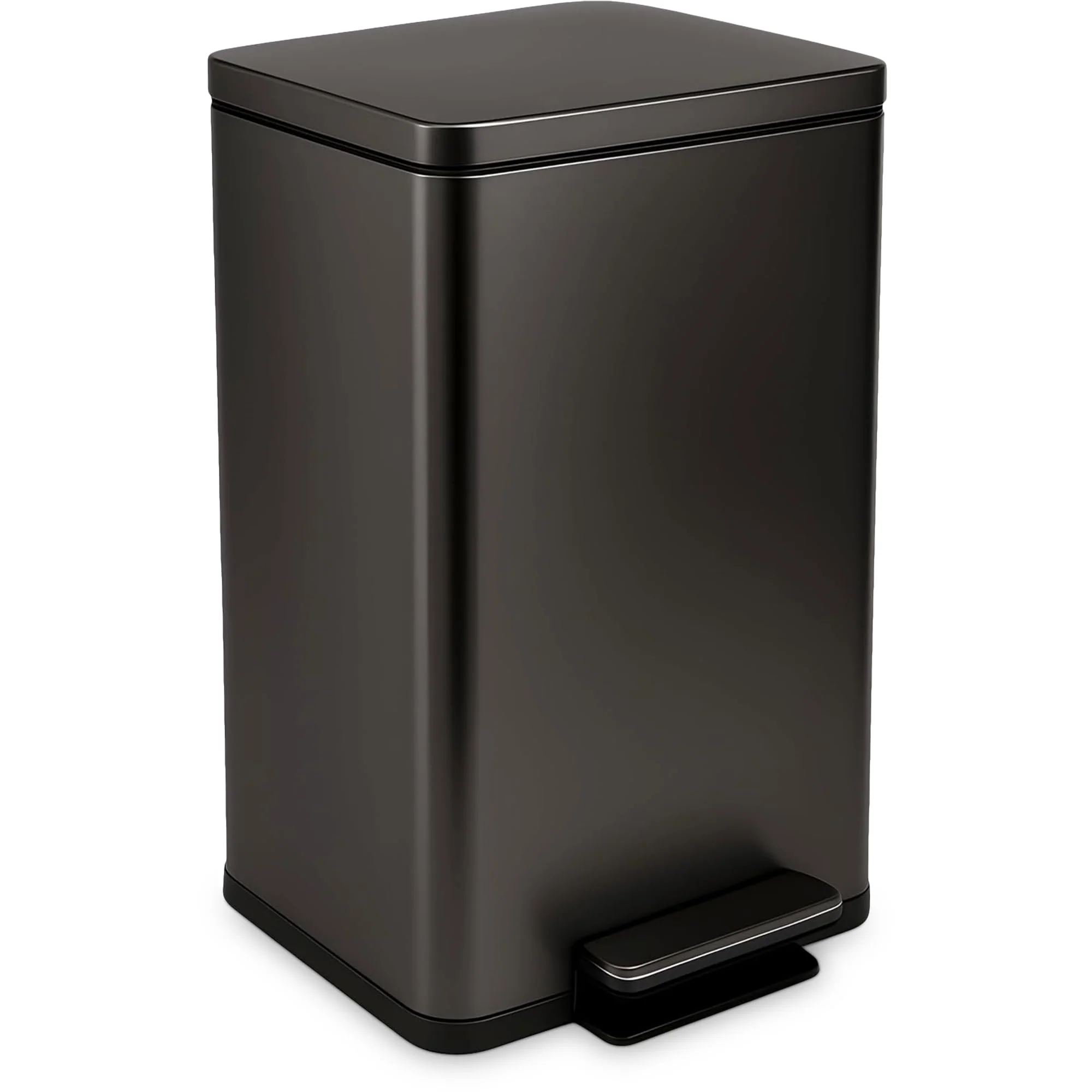 13.2 Gallon Step Trash Can, Hands-Free Kitchen Garbage Bin with Odor Control