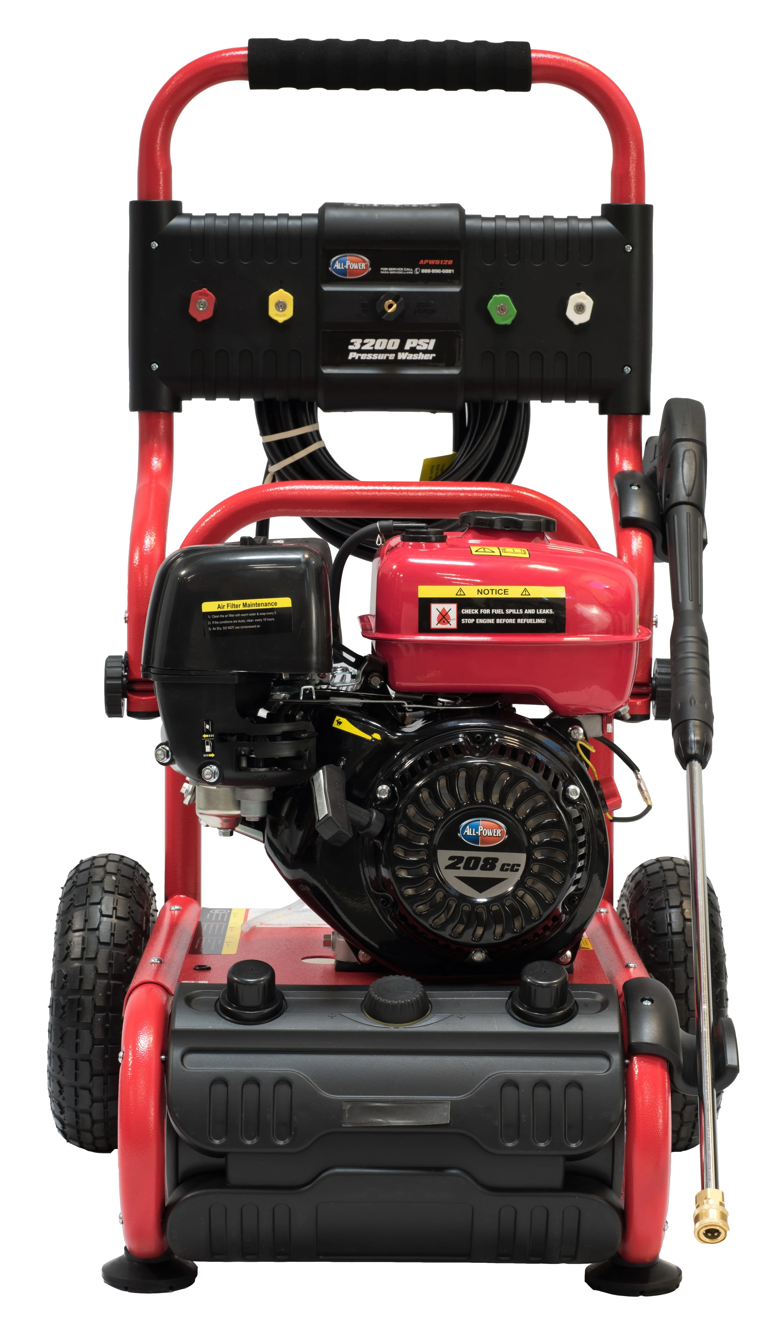 All Power Heavy Duty 3200 PSI, 2.6 GPM Gas Pressure Washer, Power Washer for Outdoor Cleaning, APW5120 - Image 3