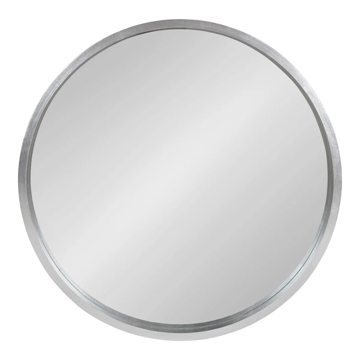 Round Wood Accent Wall Mirror, Modern Decorative Wooden Frame Mirror for Living Room, Bedroom and Entryway - Image 82