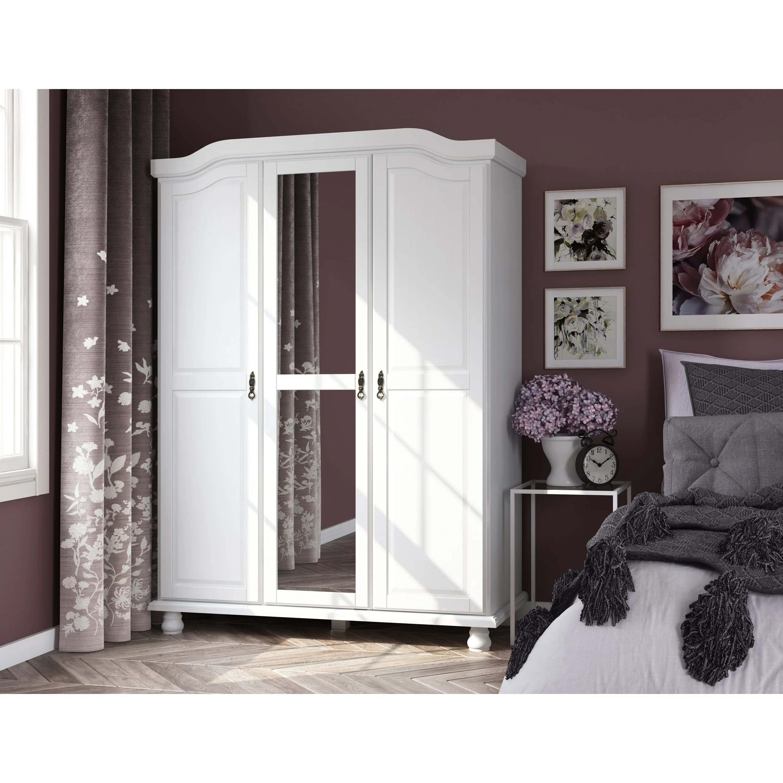Set of 4 Small Solid Wood Shelves for Wardrobe and Armoire Storage - Image 16
