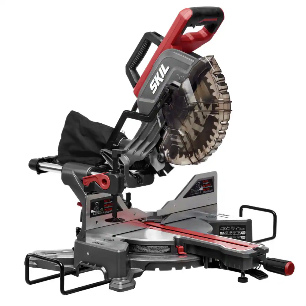 10-in 15-Amp Dual Bevel Sliding Compound Corded Miter Saw - Image 10