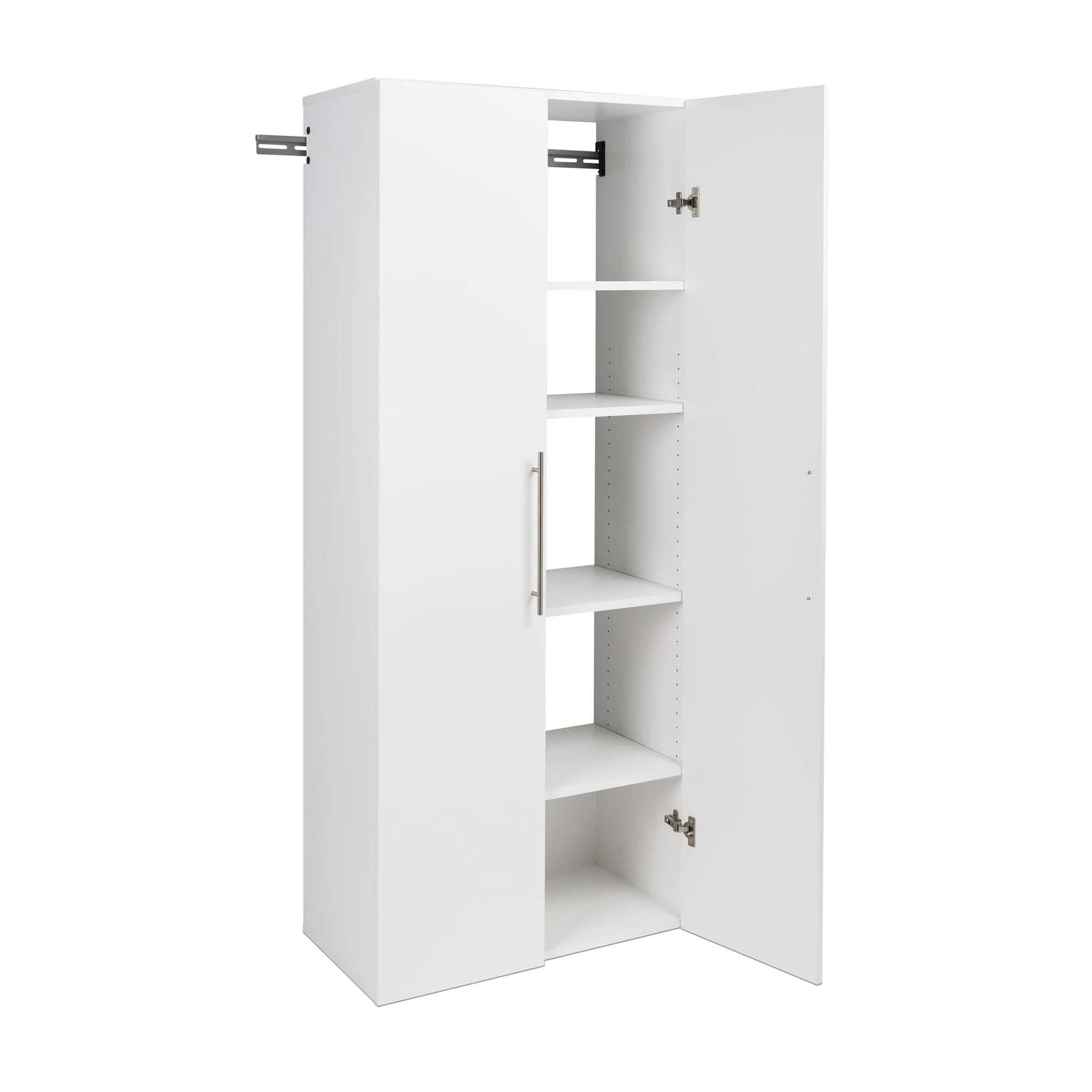 Prepac Large HangUps Storage Cabinet, Light Gray - Image 13