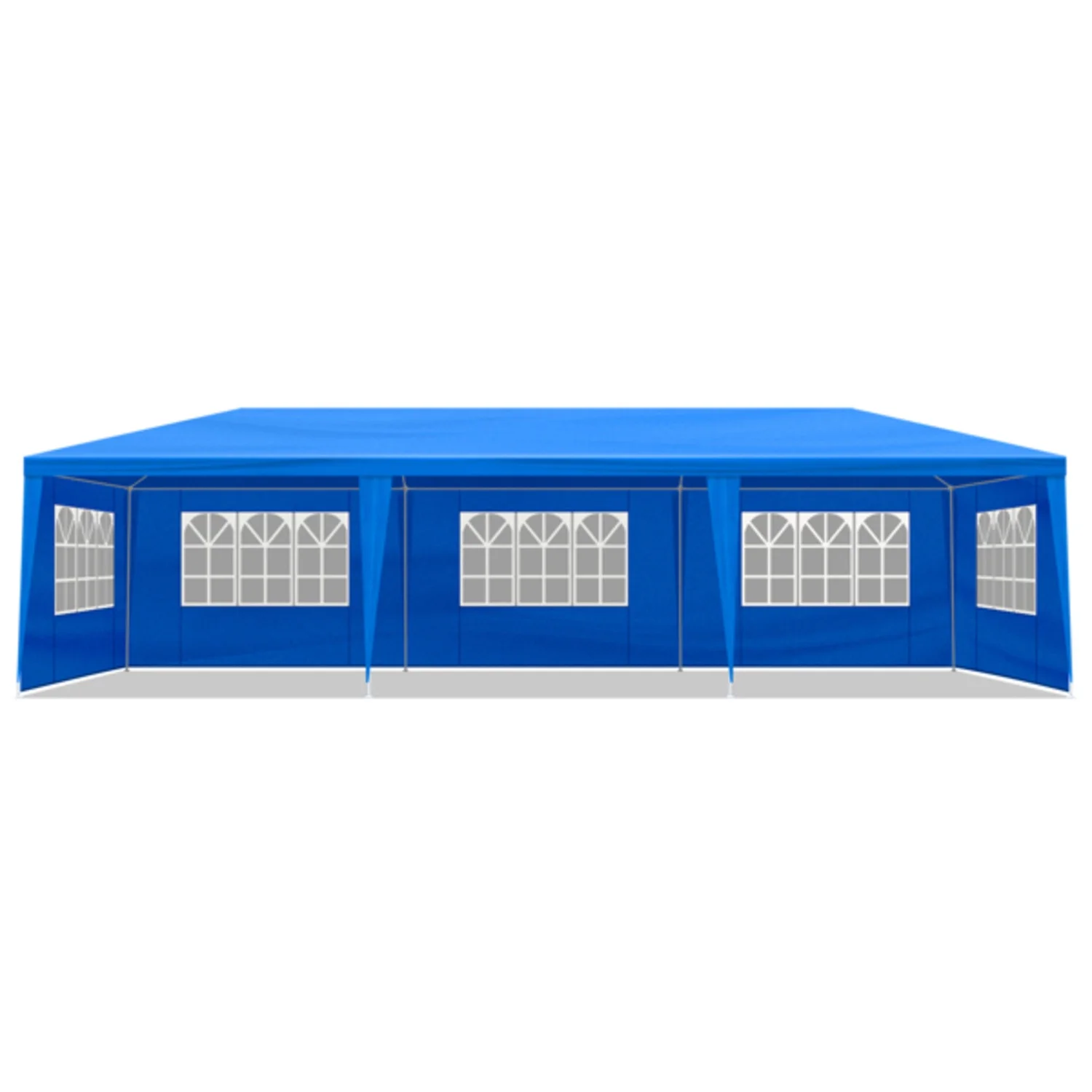 10'x30' Outdoor Party Tent With 8 Removable Sidewalls Canopy Blue Waterproof Shelters Gazebo For BBQ Birthday Party Wedding Events Backyard Garden And Patio - Image 7