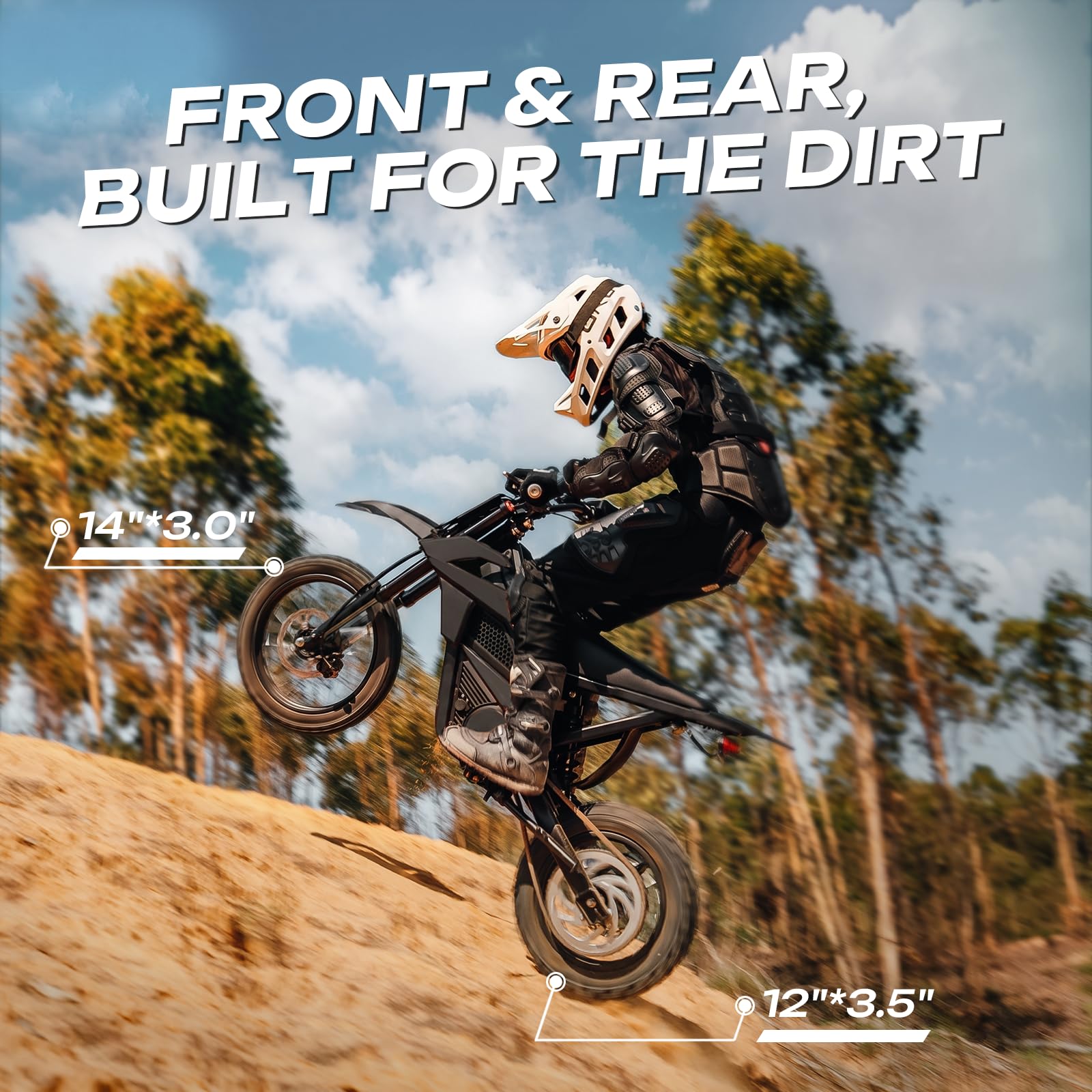 Upgoing D60 Electric Dirt Bike for Teens & Adults, 4000W, 45 MPH - Image 6