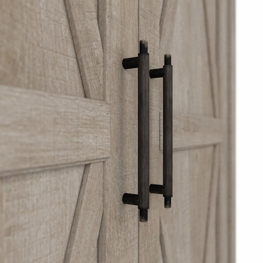 Key West Tall Storage Cabinet with Doors in Bing Cherry - Engineered Wood - Image 26