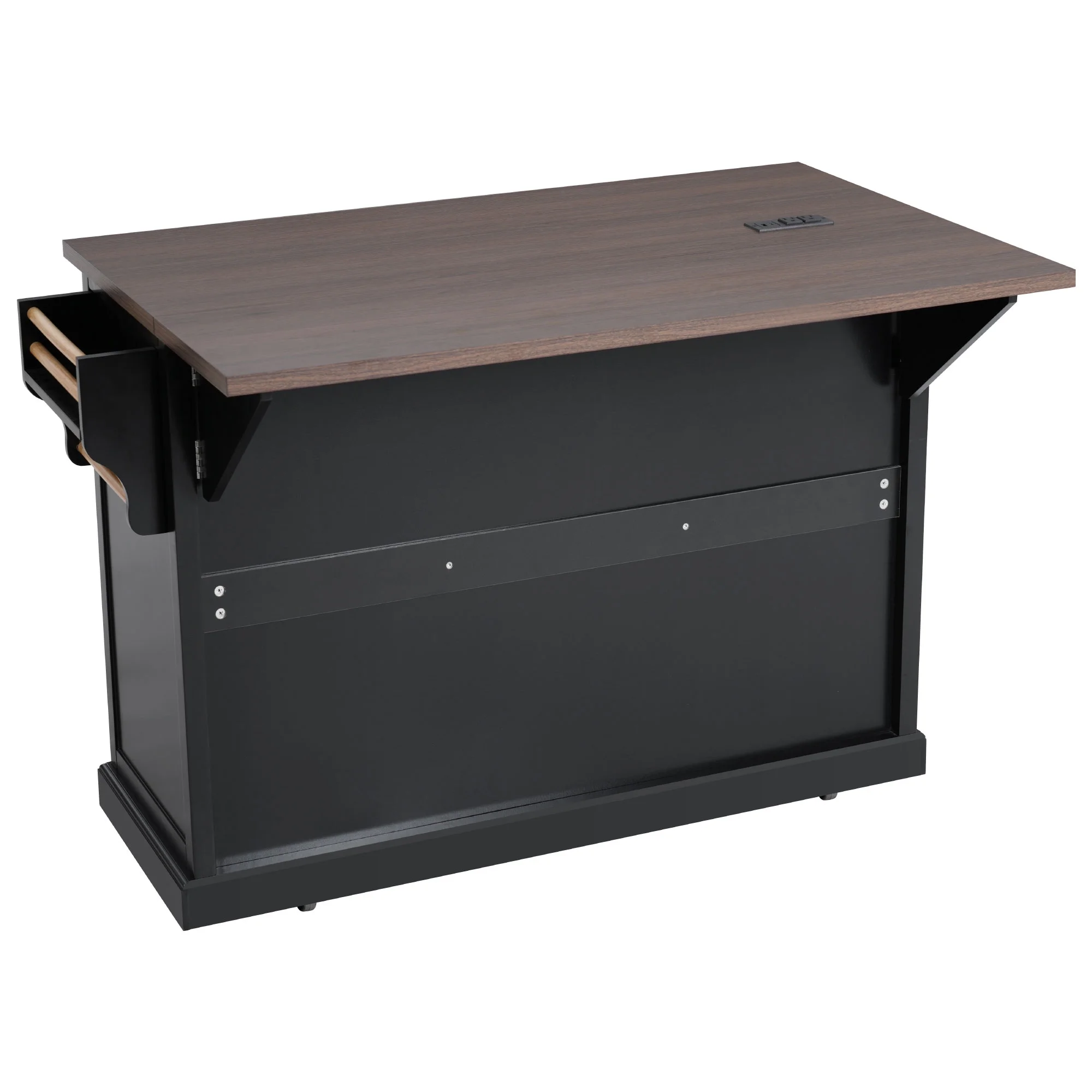 Homy Casa Rolling Garage Storage Cabinet with Drop Leaf, Charging Station for Office Gym, School - Image 15