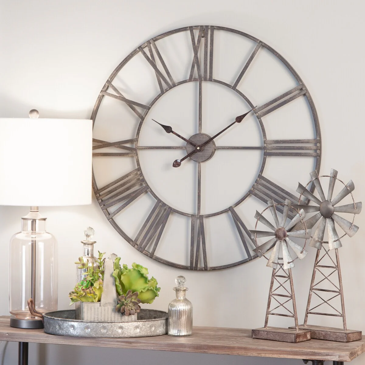 Modern Round Metal Wall Clock, Decorative Circular Hanging Clock for Living Room, Bedroom and Office - Image 20