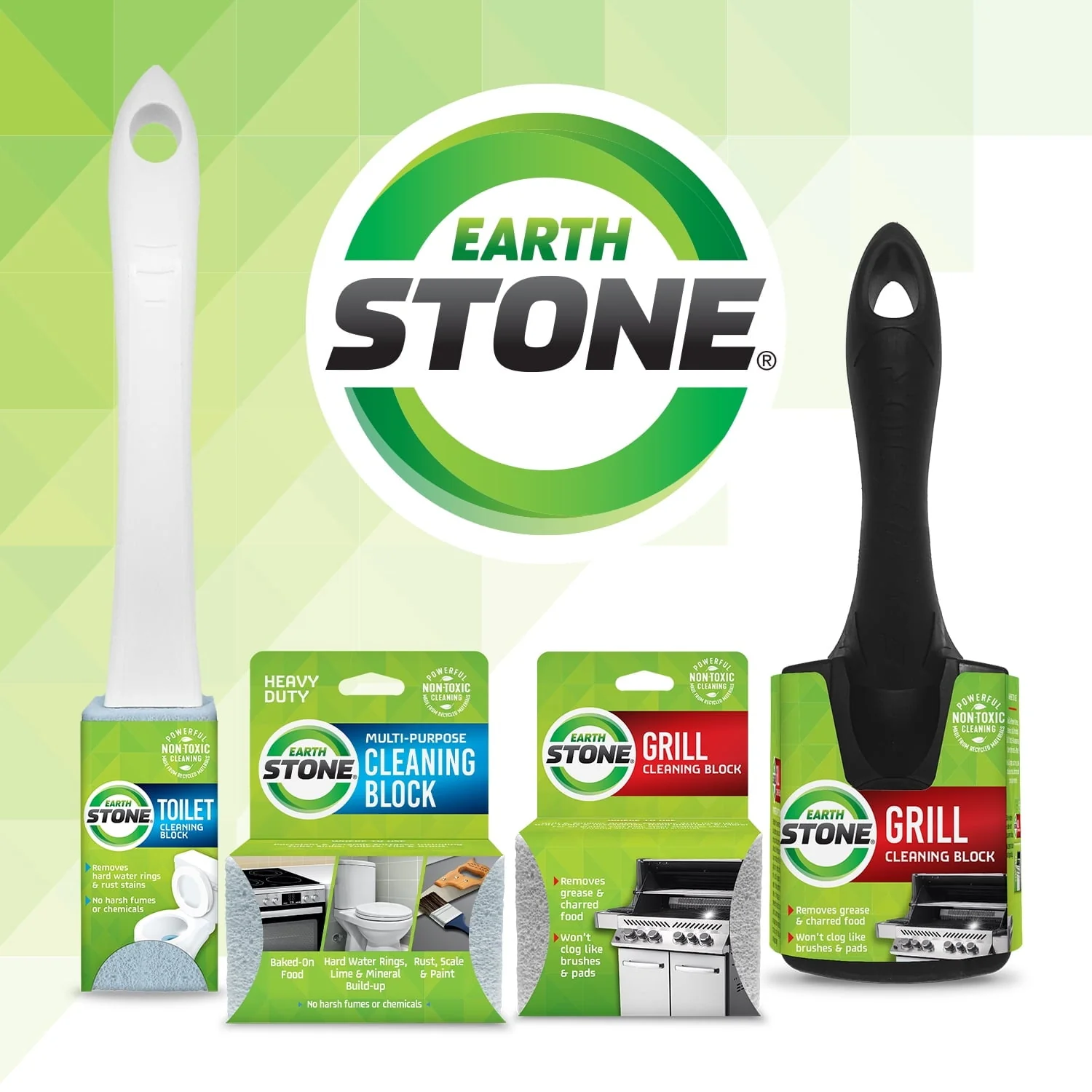 EarthStone® Grill Cleaning Block with EZ-Grip Handle - Image 7